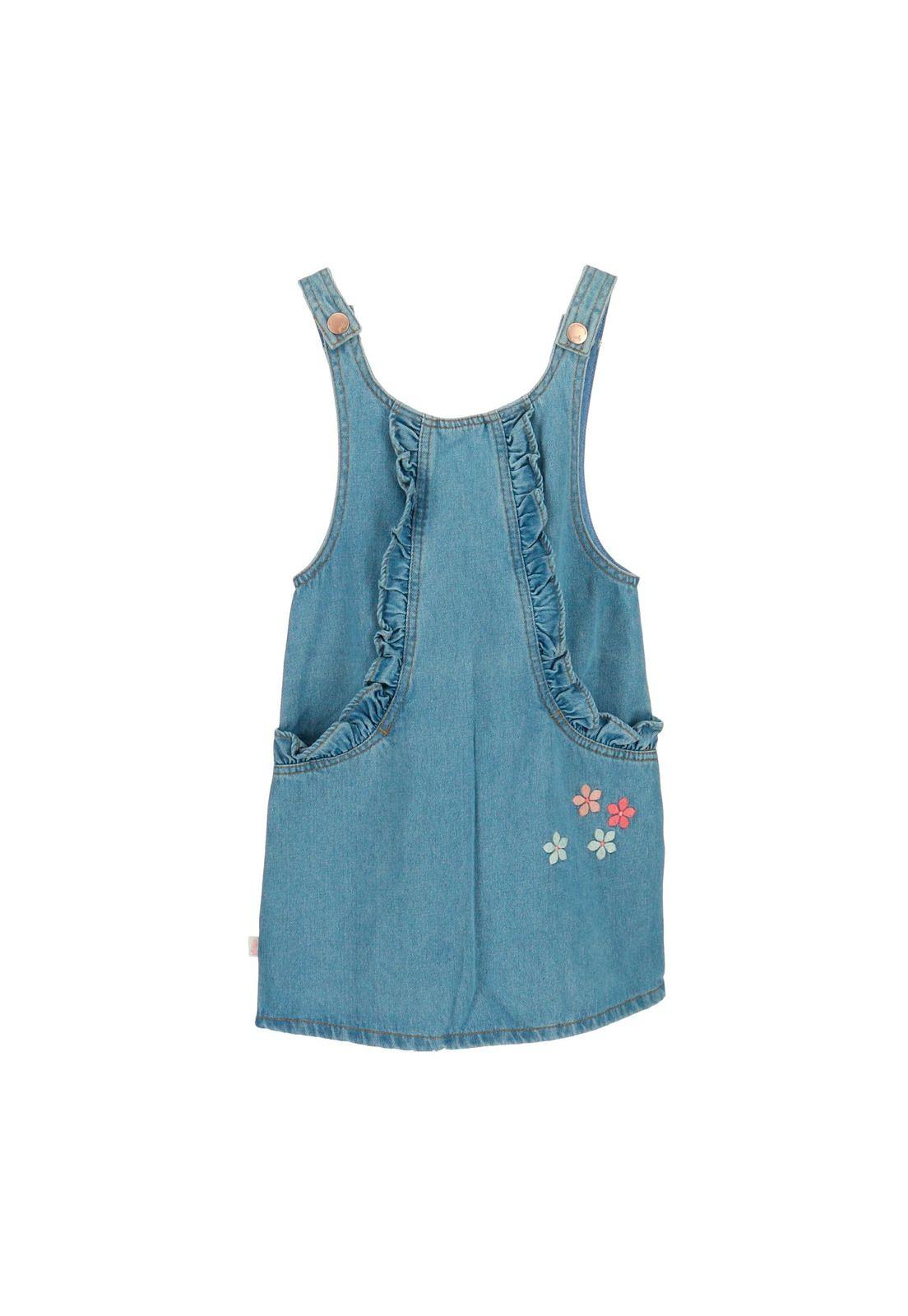 Vestido Algodon/Poliester argarita Azul-0