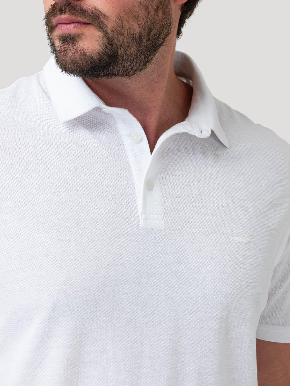 Polera Algodón Orgánico Hombre Padua Blanco-6