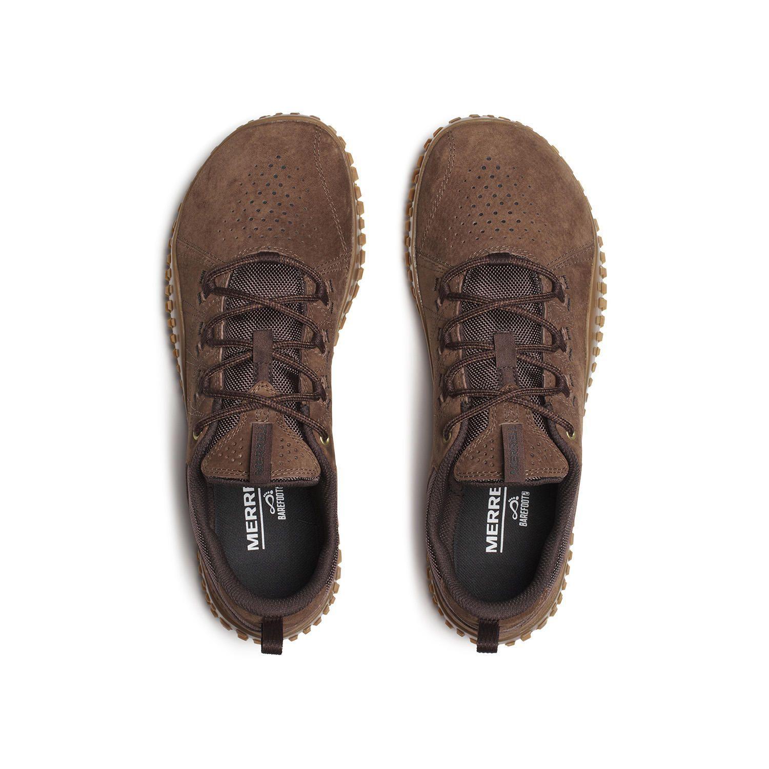 Zapatilla Cuero Hombre Wrapt Café-5