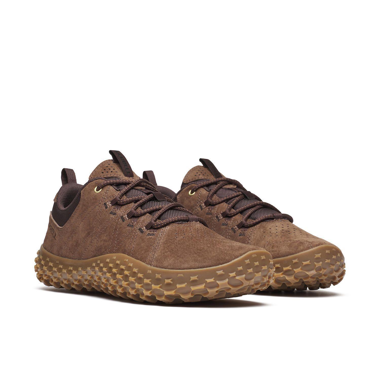 Zapatilla Cuero Hombre Wrapt Café-3