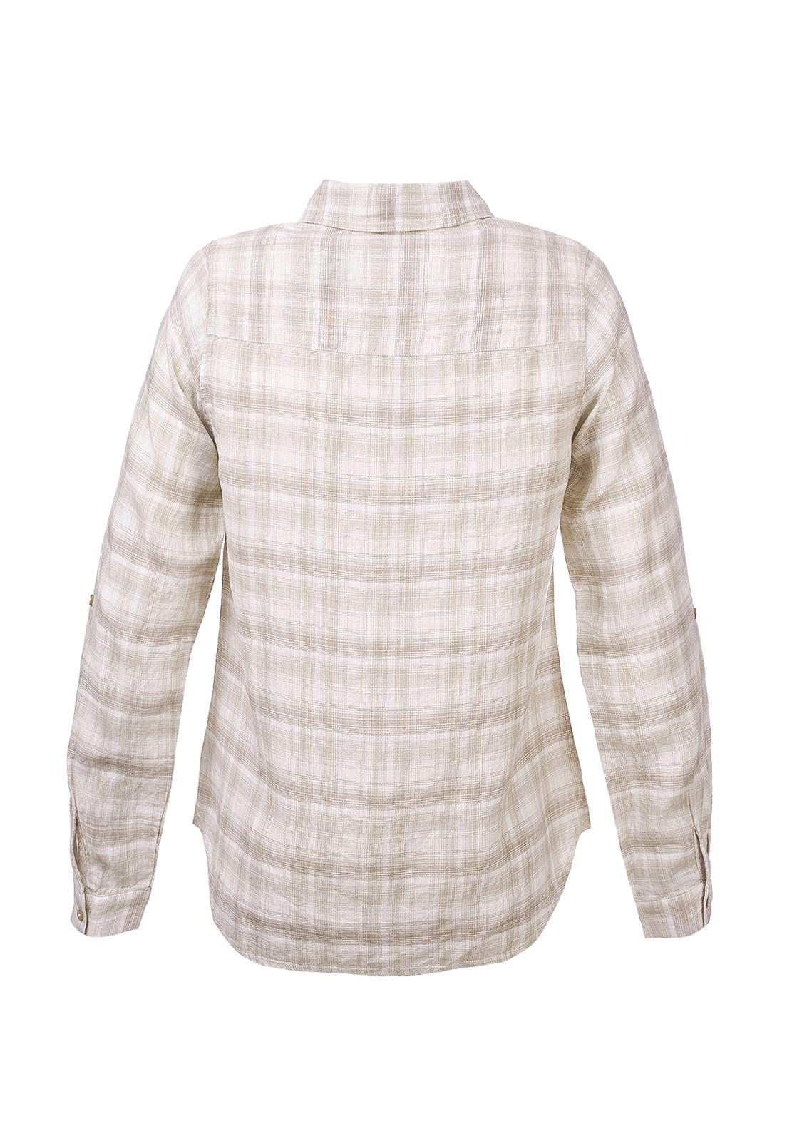 Blusa Lino Orgánico Marina Beige Mujer-3