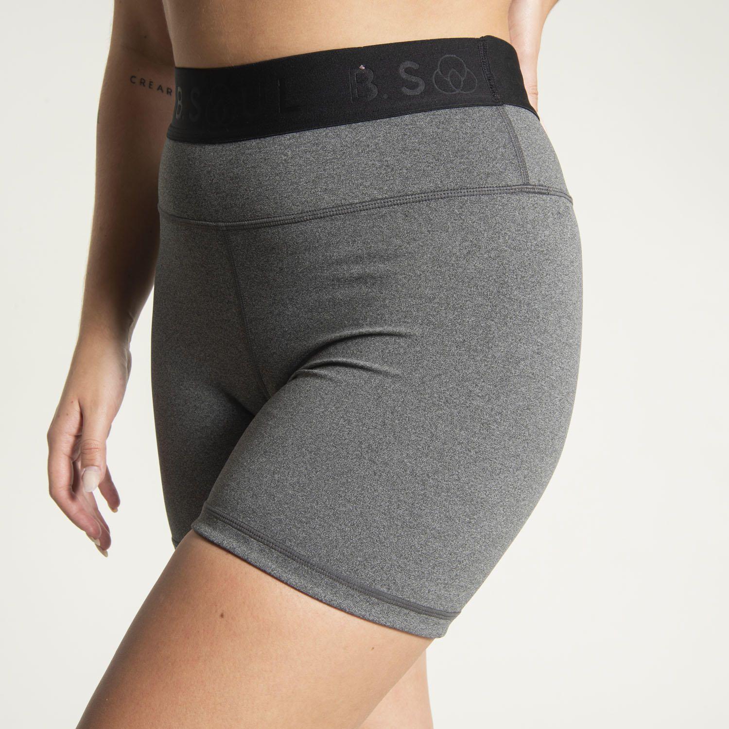 Calza Mujer Hr Logo Short Leg Gris-3