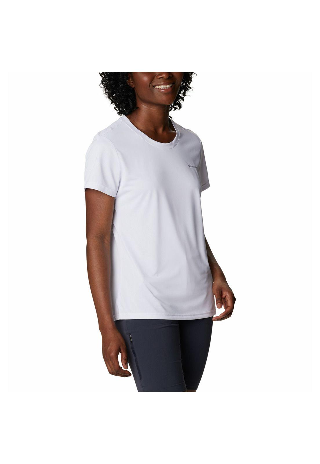 Polera Polo Mujer Columbia Hike Ss Blanco-5
