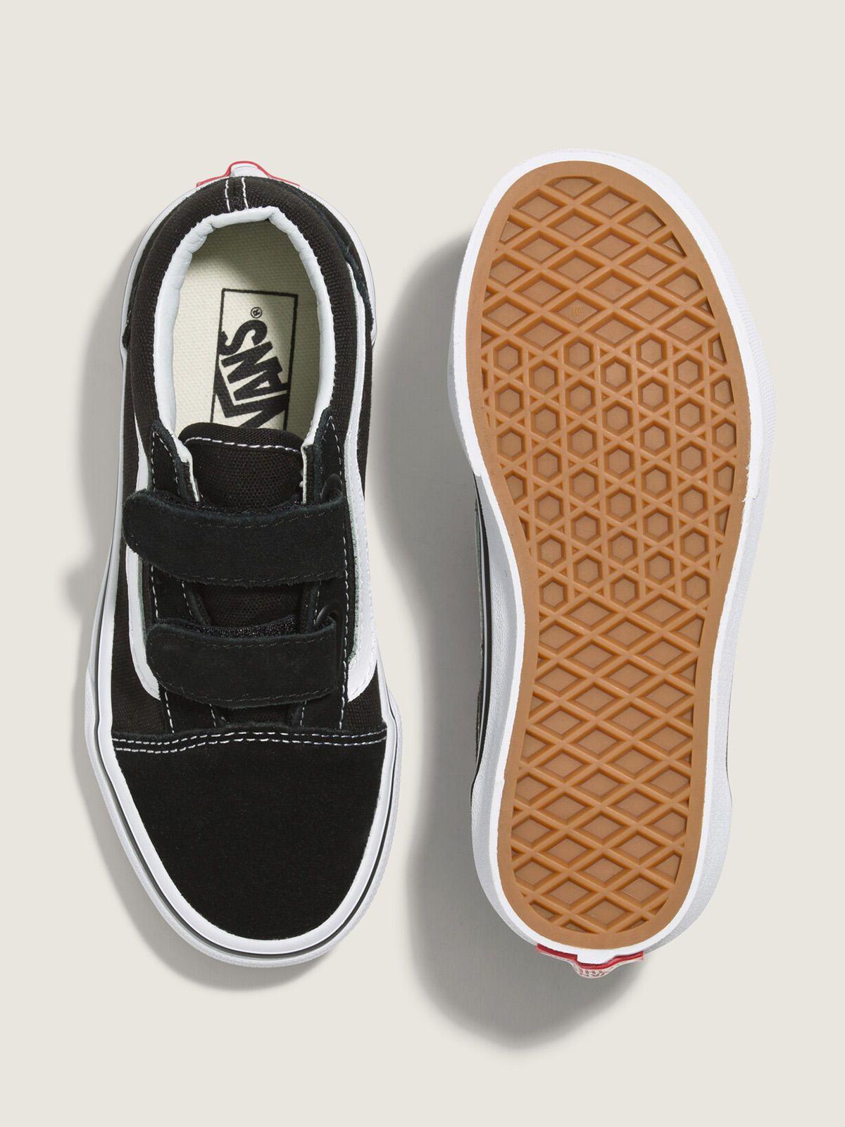 Zapatilla Niño Uy Old Skool V Navy/True White-4