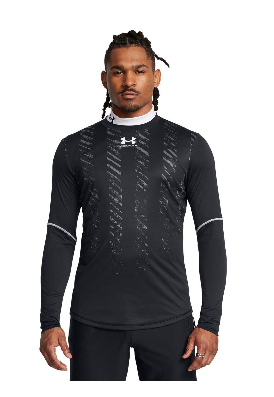 Polera manga larga Challenger hombre Negro-3