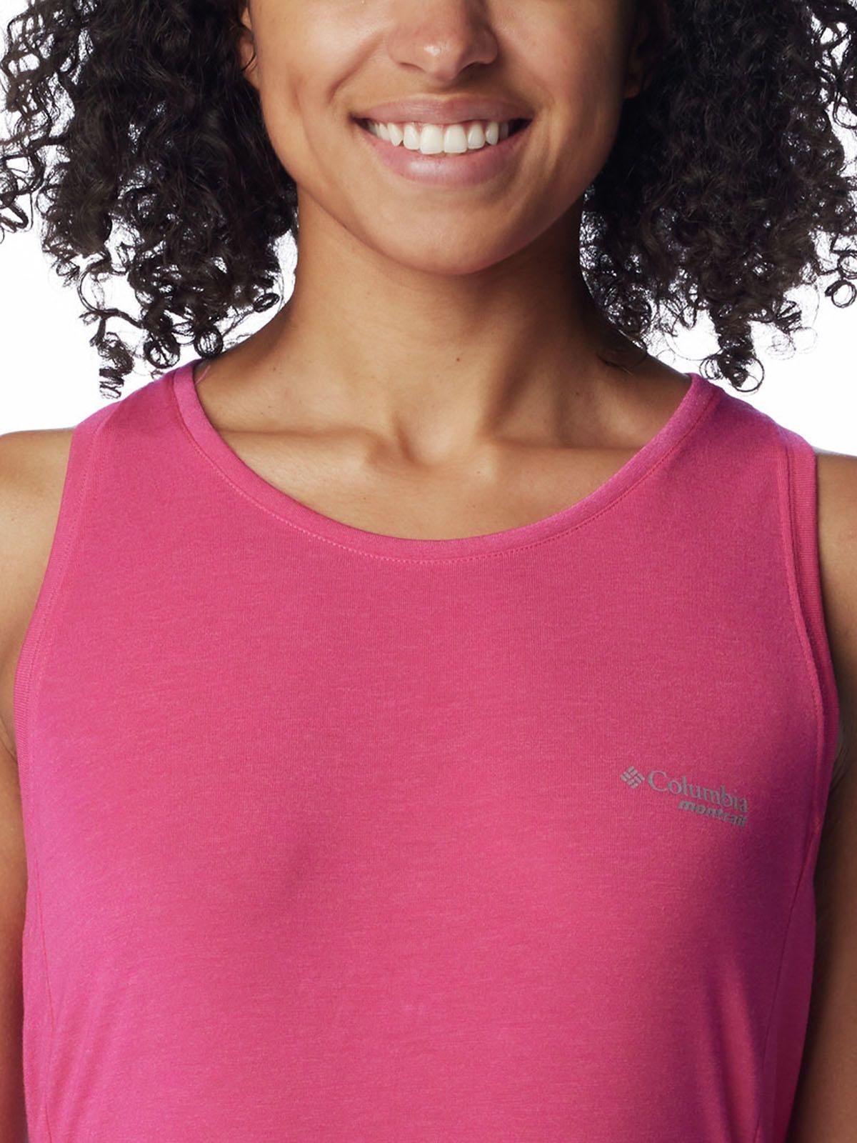 Polera Mujer Endless Trail Running Tank Rosado-3