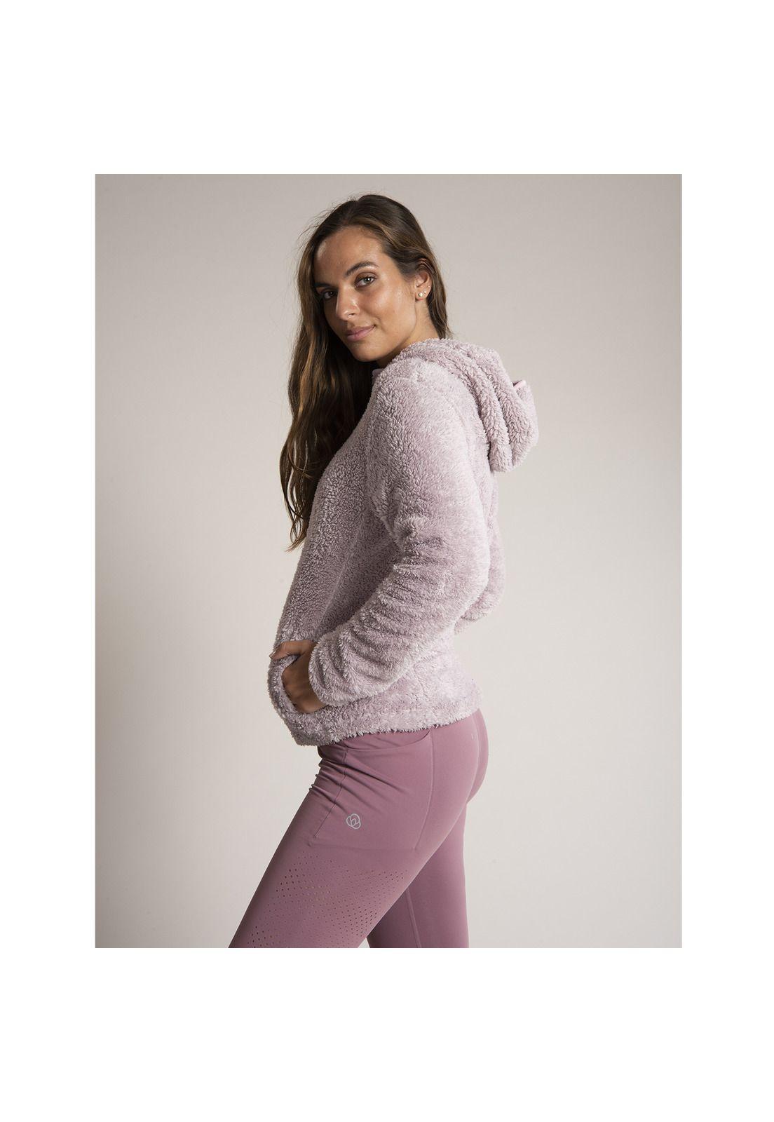 Polar Hoodie Shaggy Kali Rosa-1