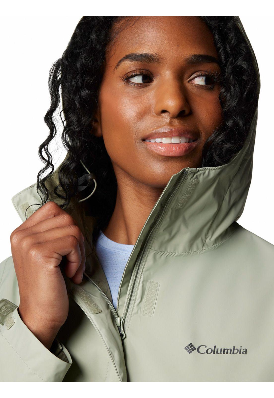 Cortaviento impermeable Mujer Arcadia II Beige-3