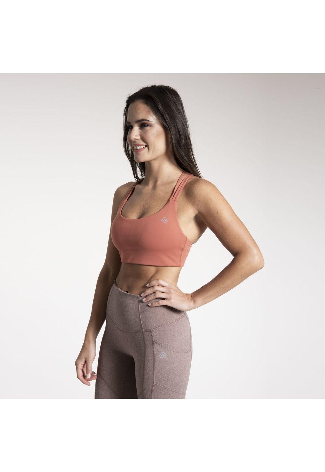 Peto Mujer Cross Back Bra Terracota-1