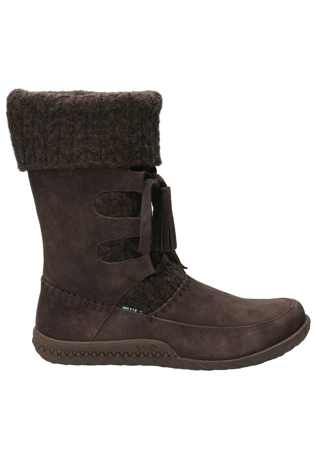 Bota Cuero Mujer New Tahoe Café-0