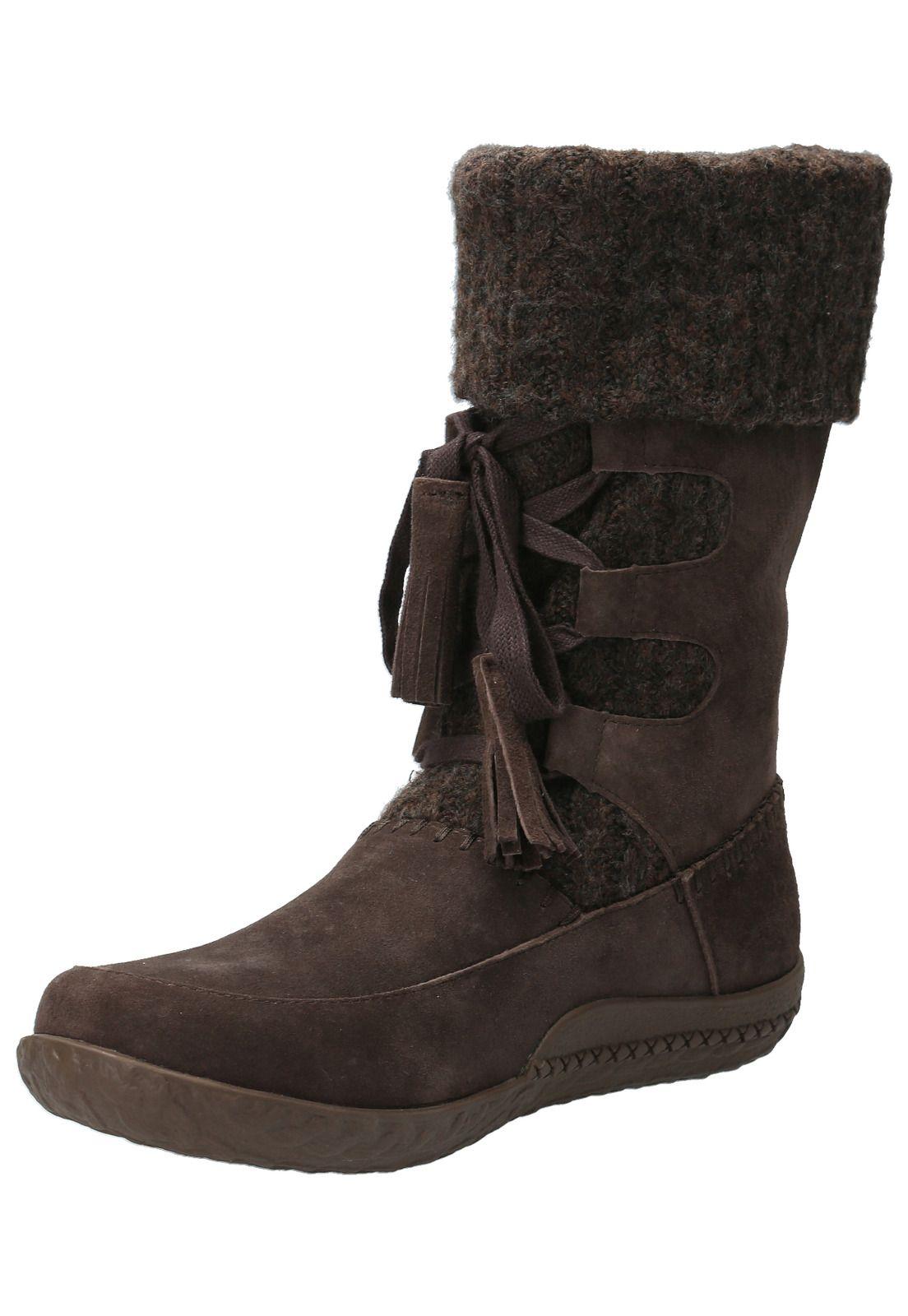 Bota Cuero Mujer New Tahoe Café-3