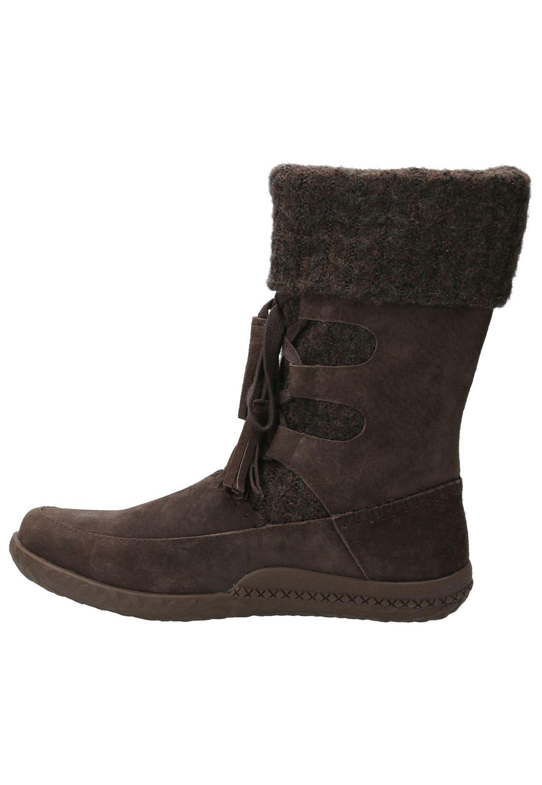 Bota Cuero Mujer New Tahoe Café-4