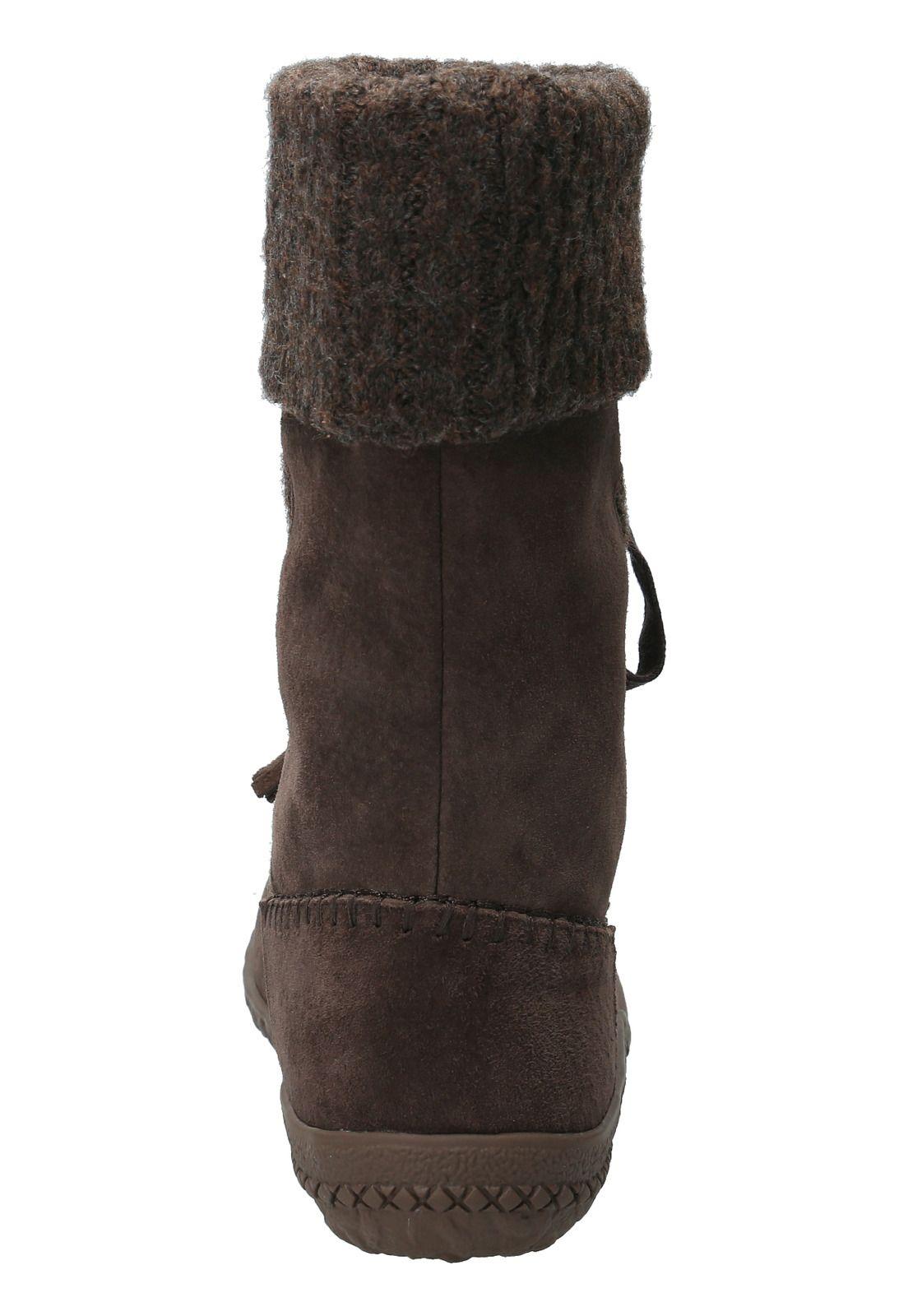 Bota Cuero Mujer New Tahoe Café-5