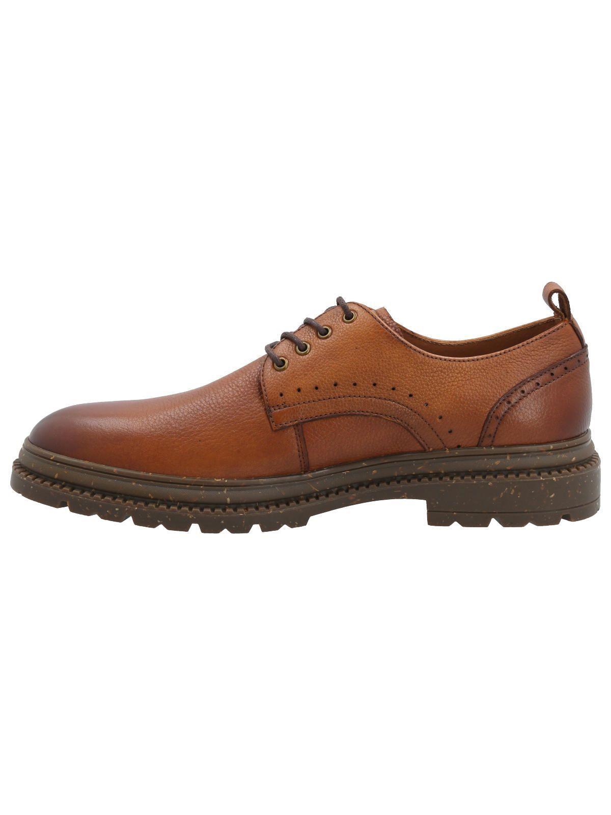 Zapato Cuero Hombre Alkun Café-5