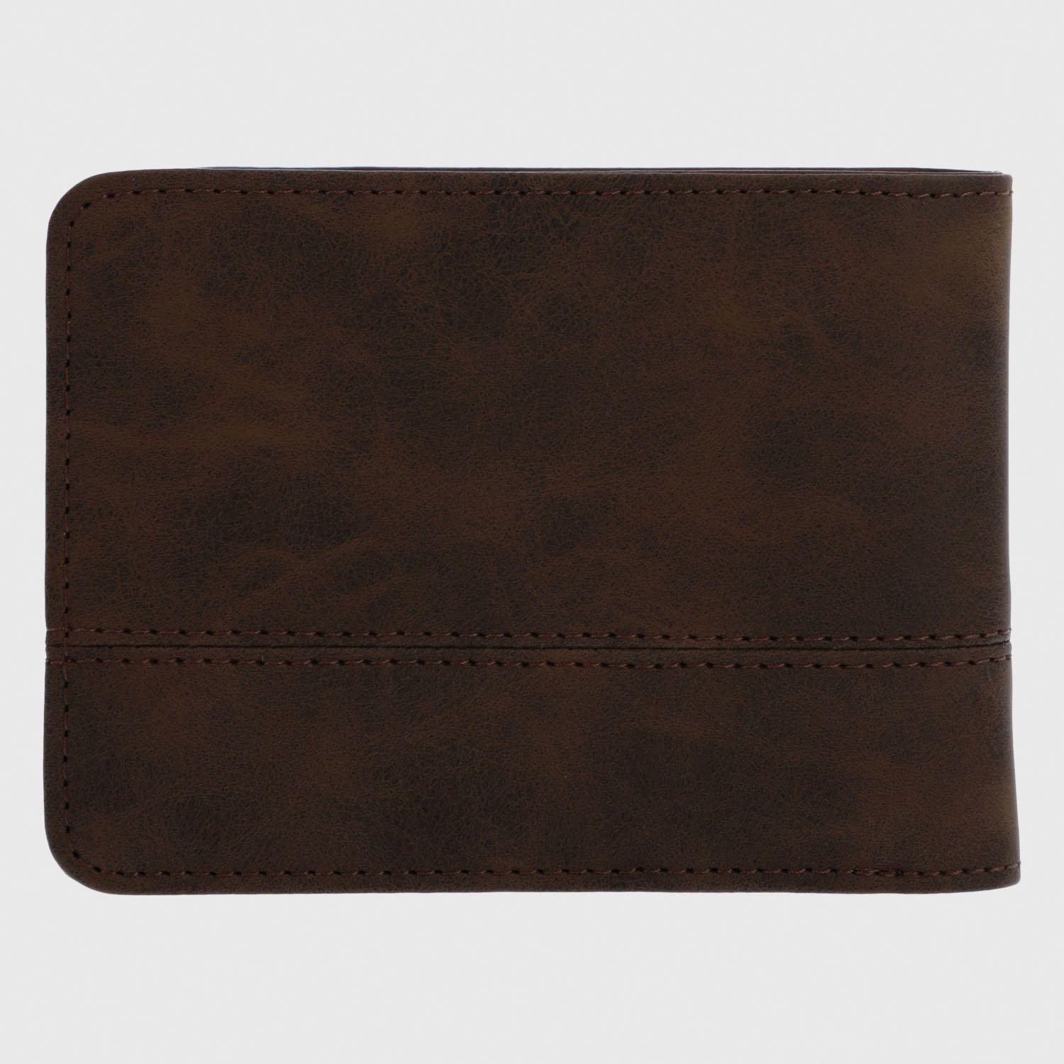 Billetera Unisex Boston Recycled Leather Cacao-1