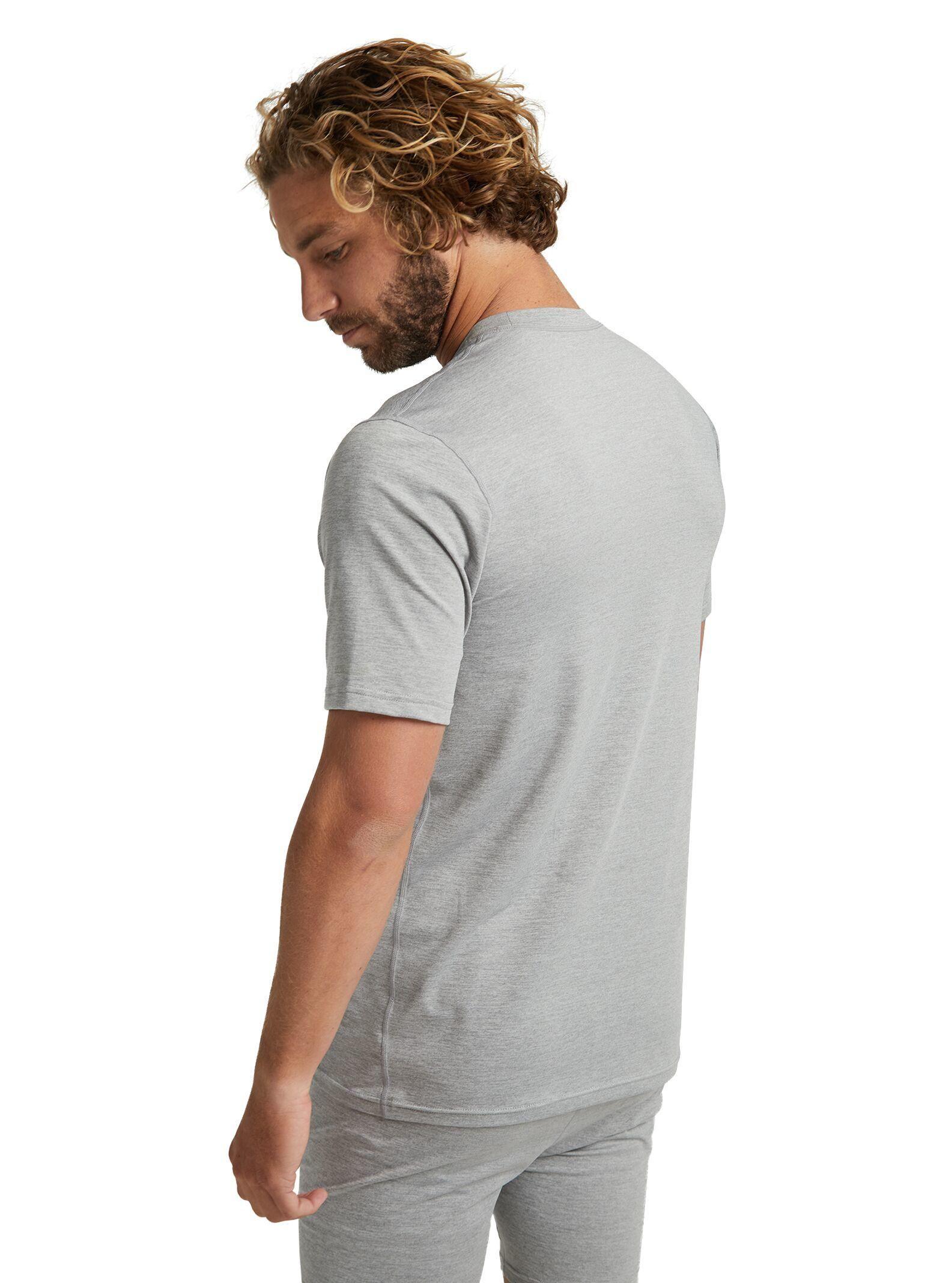 Primera Capa Polera M/C Ltwt Hombre Gris Burton-1