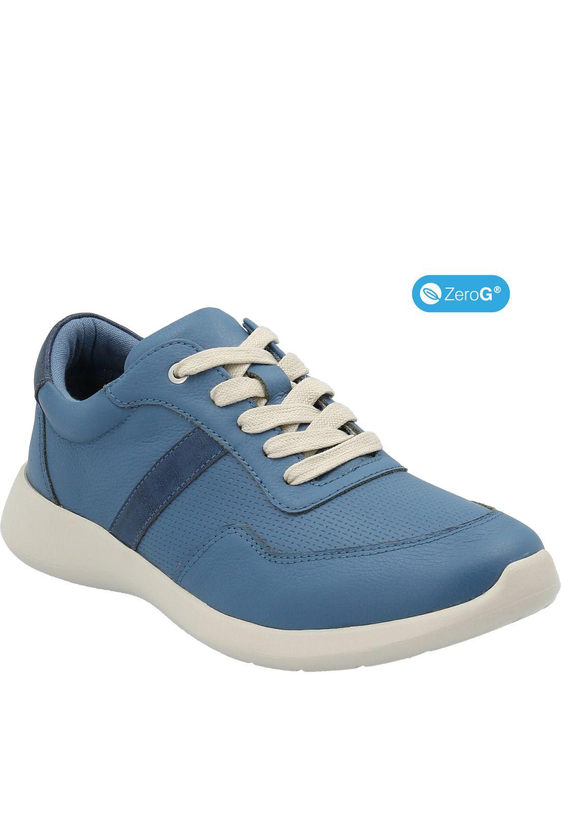 Zapatilla Cuero Mujer Day Azul-0