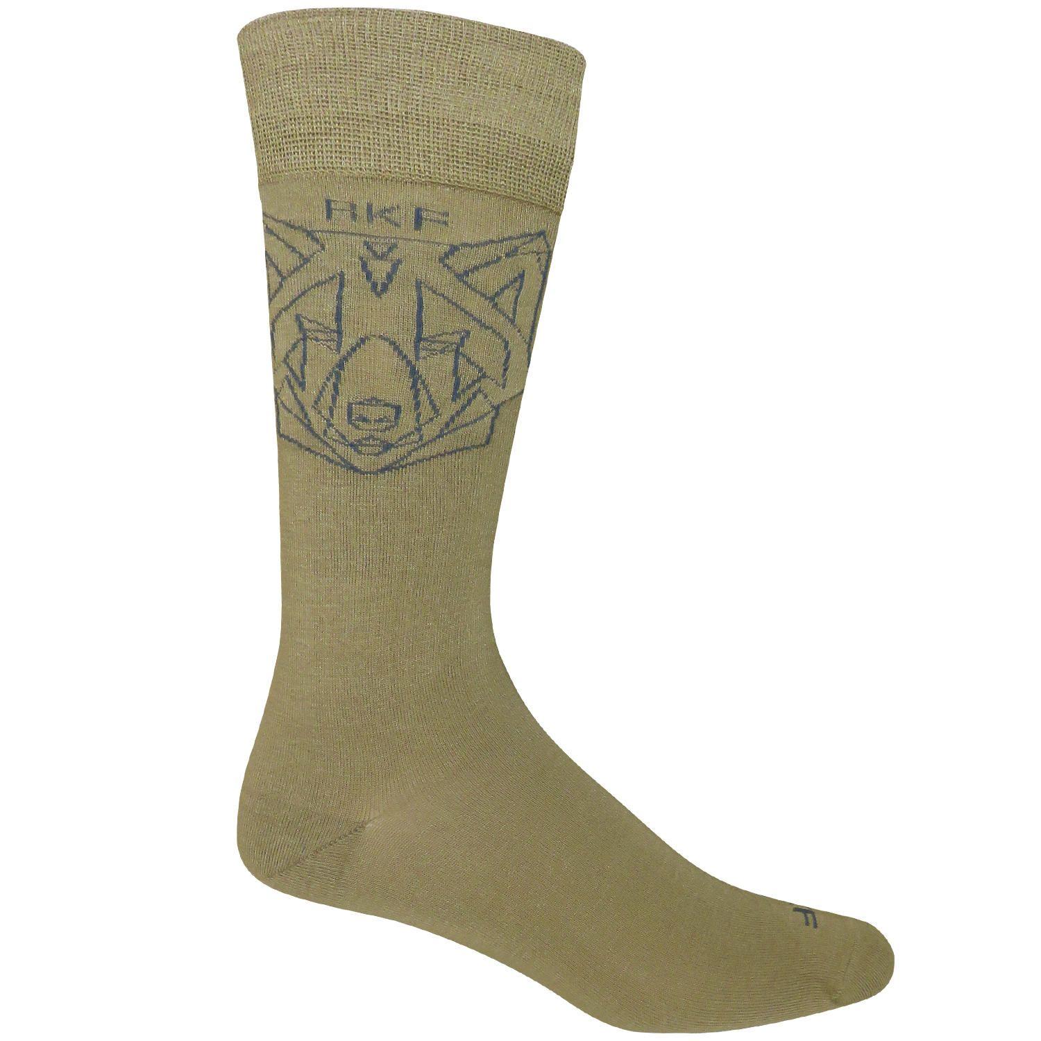 Calcetin Bambú Hombre Wolf Café Rockford-0