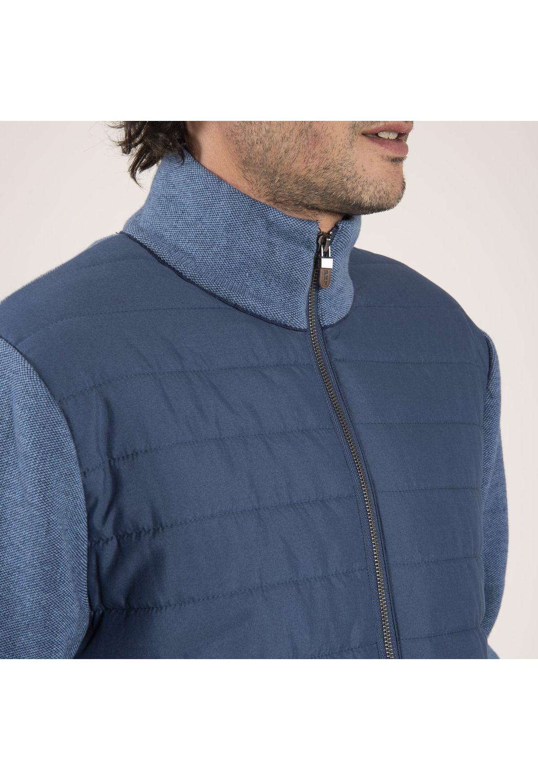 Hoddie Masculino Dinat Pet Reciclado Azul Petróleo-4