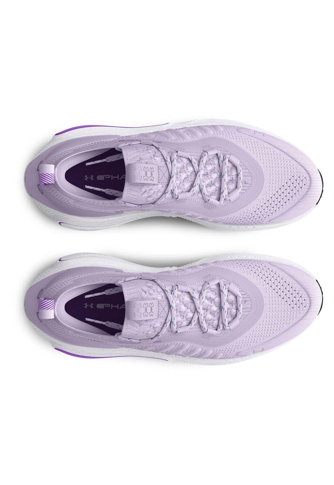 Zapatillas UA Phantom 4 para mujer  Morado-4