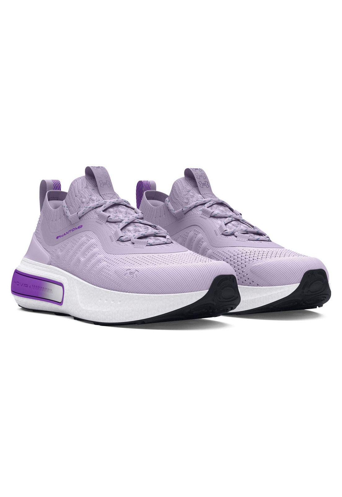 Zapatillas UA Phantom 4 para mujer  Morado-5