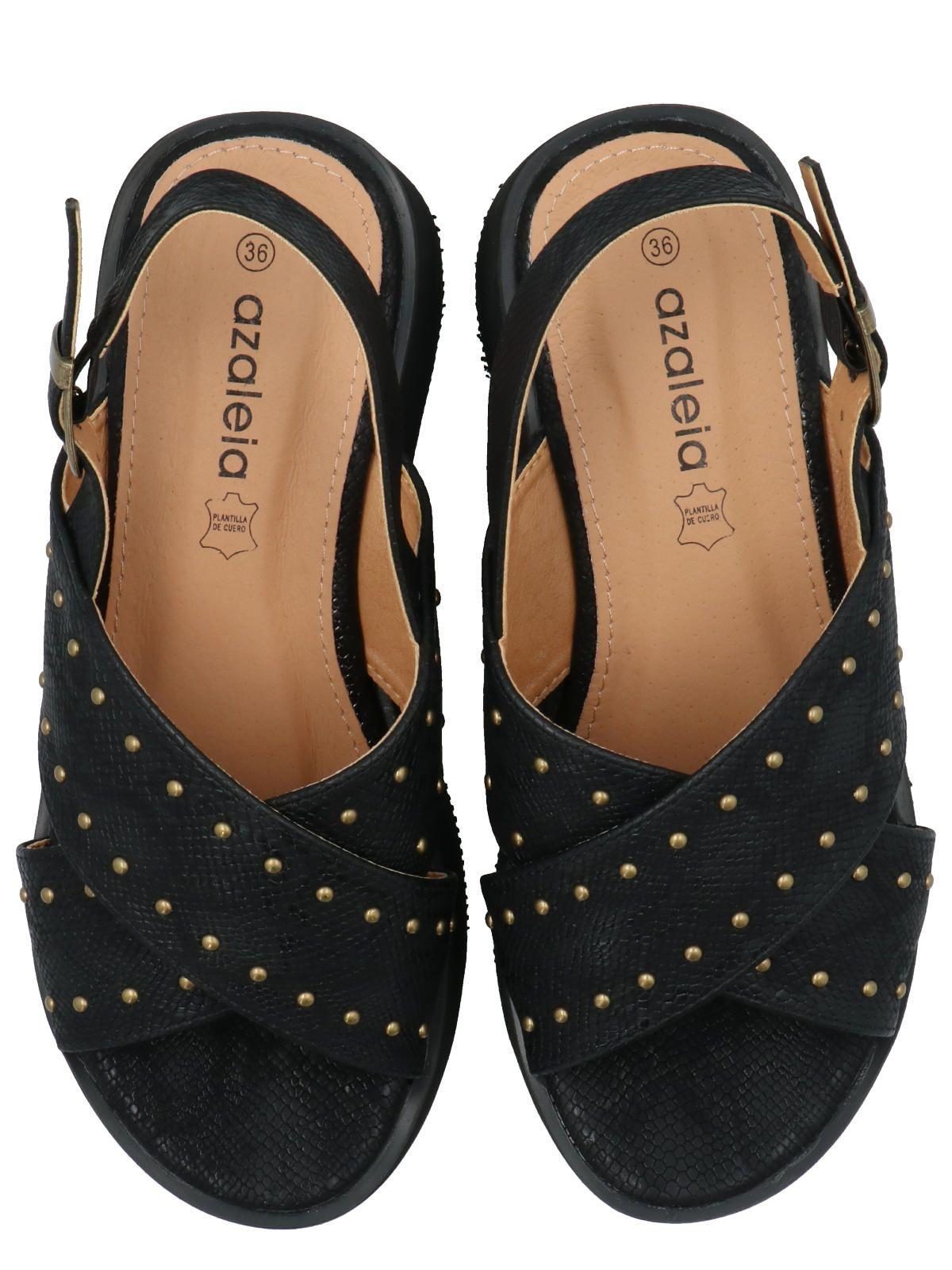 Sandalia Mujer Marcello Negro -6