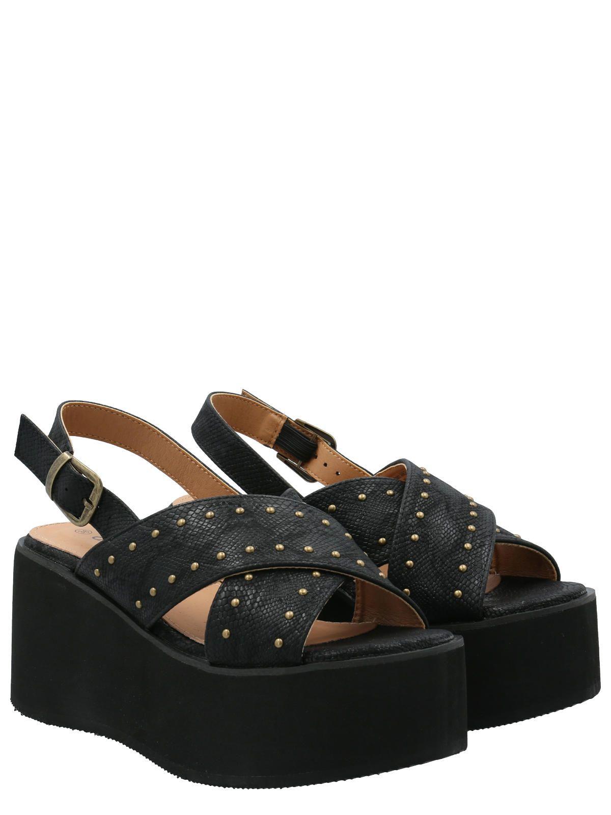 Sandalia Mujer Marcello Negro -7