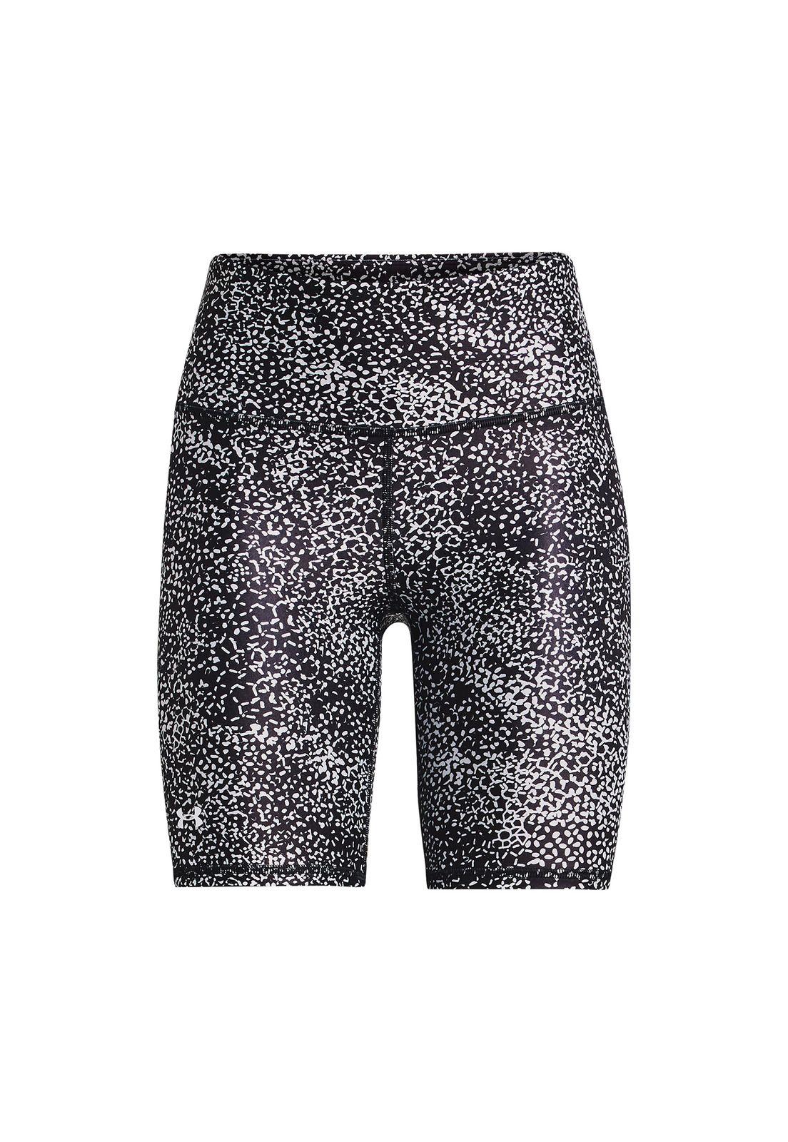 Short Mujer Armour Aop Bike Shor Negro-0