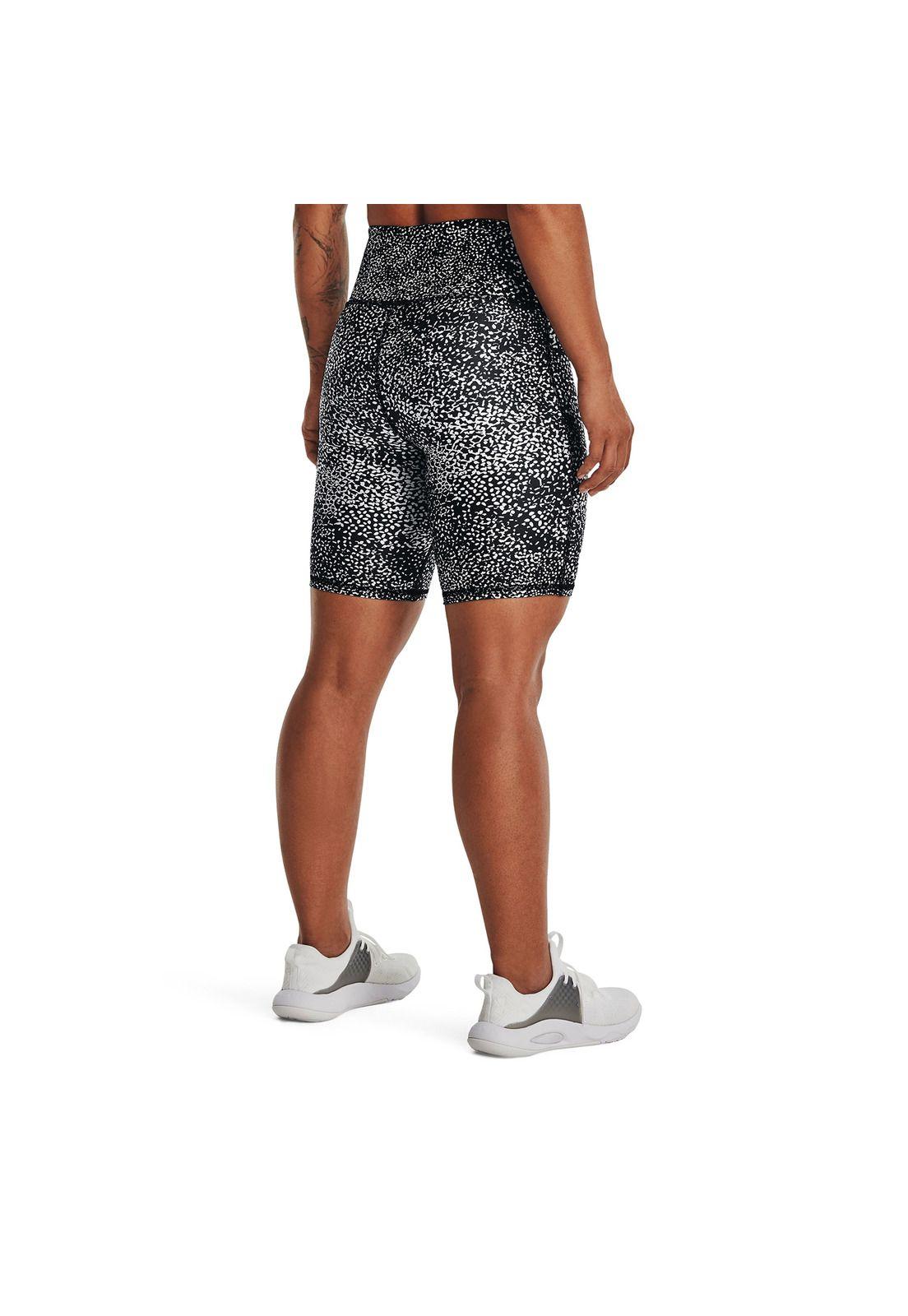 Short Mujer Armour Aop Bike Shor Negro-4