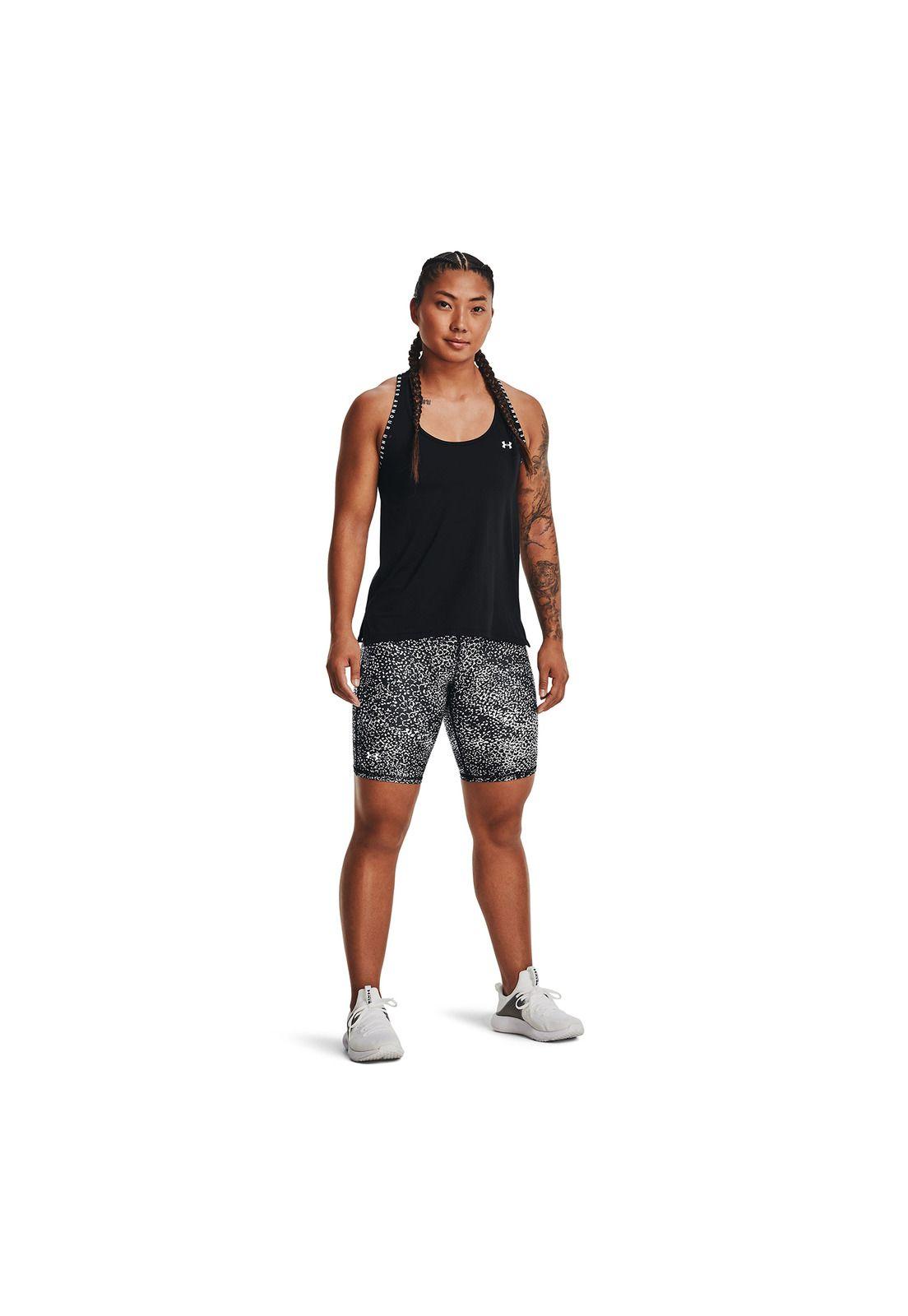 Short Mujer Armour Aop Bike Shor Negro-5