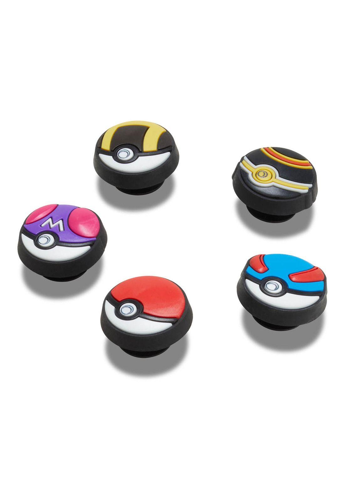 Jibbitz Pokébola Pack 5 Negro-2