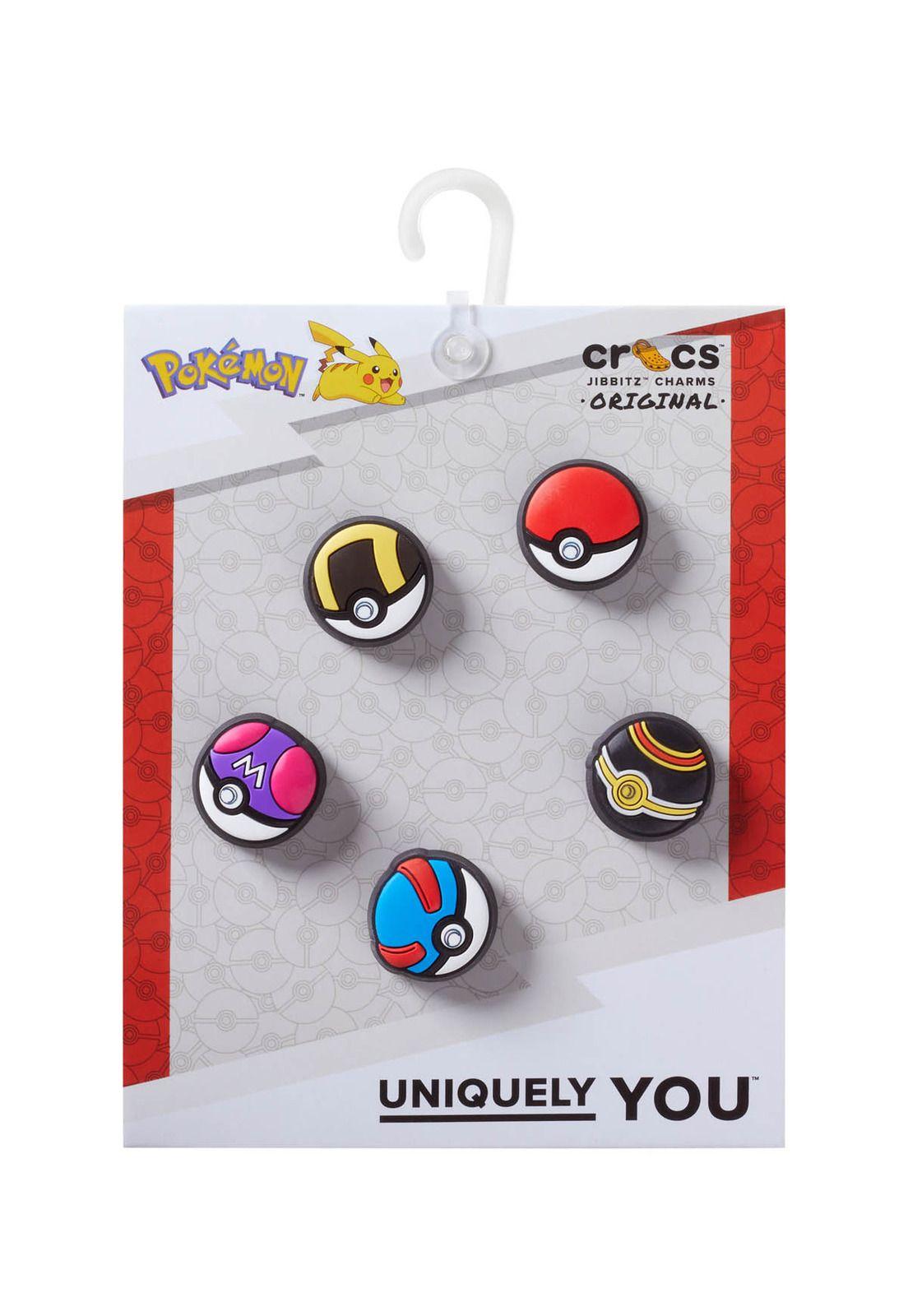 Jibbitz Pokébola Pack 5 Negro-3