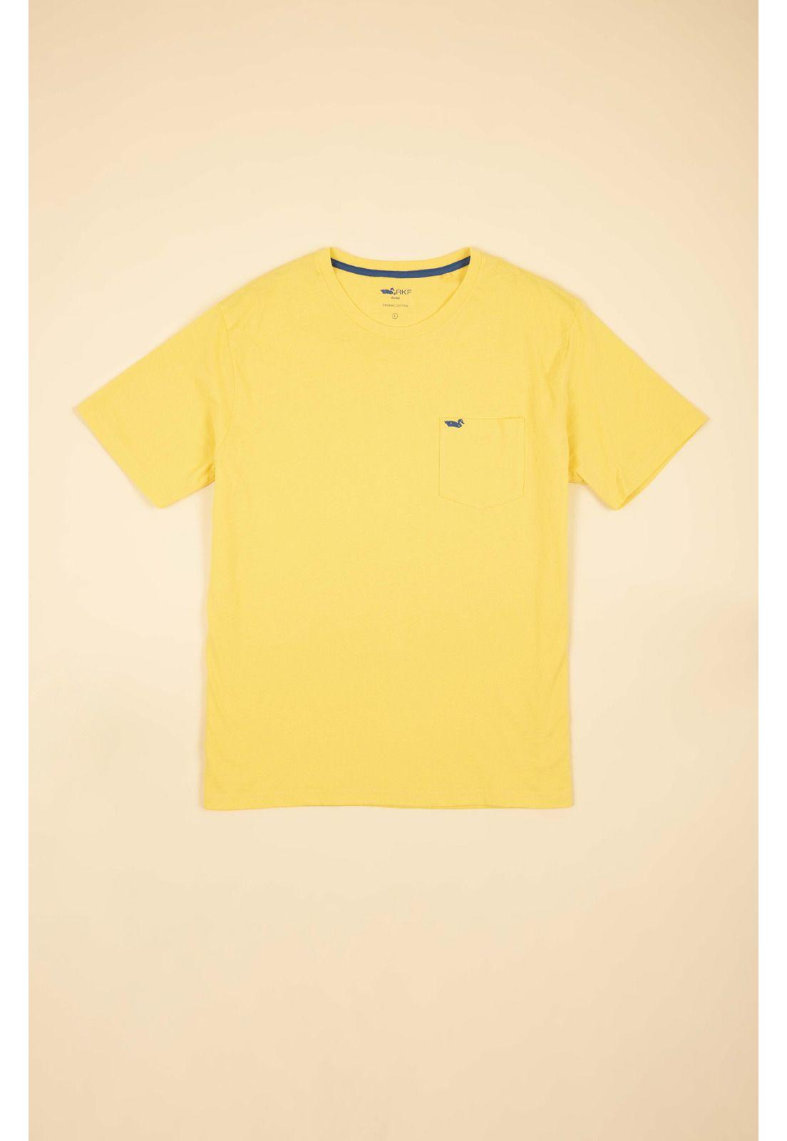 Polera Algodón Orgánico Nicepocket Amarillo-1