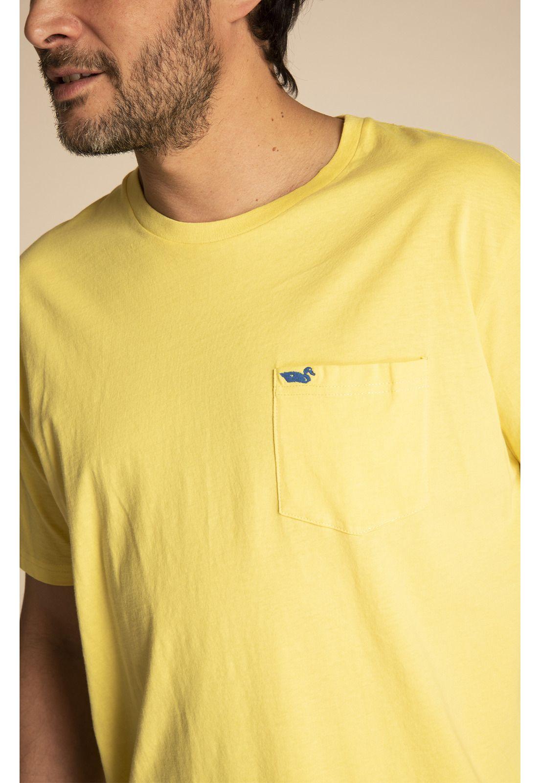 Polera Algodón Orgánico Nicepocket Amarillo-4