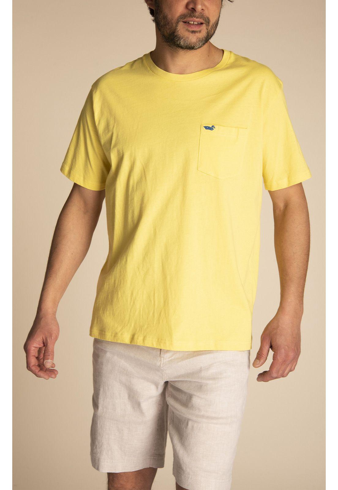 Polera Algodón Orgánico Nicepocket Amarillo-6