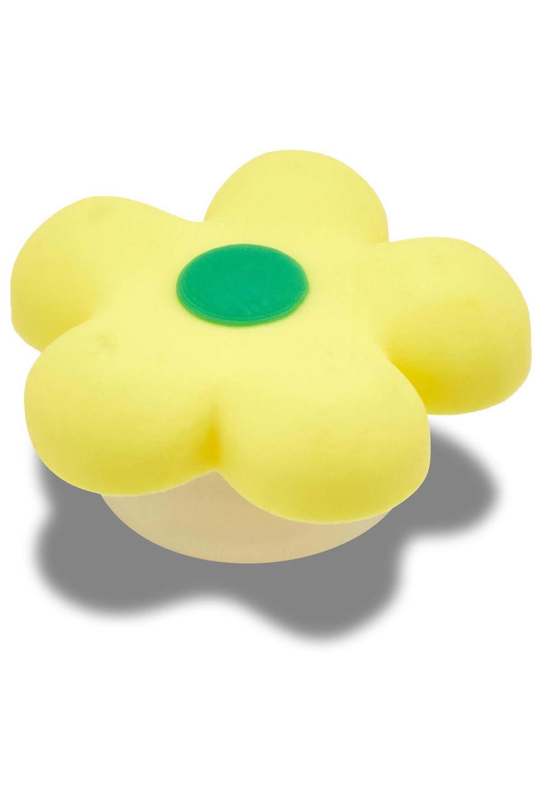 Jibbitz Crocs Flor Retra Amarillo-2