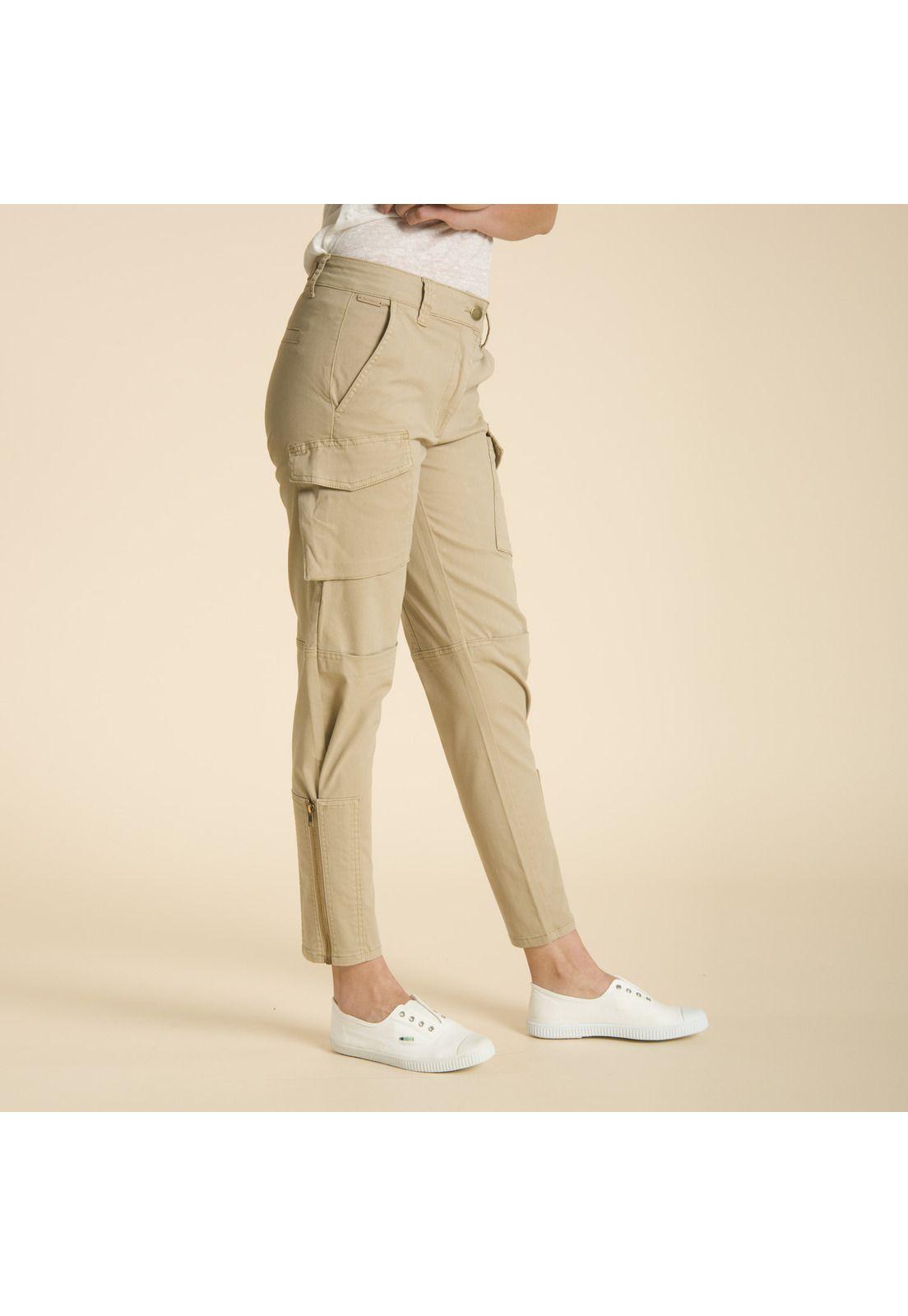 Pantalon Cargo Mostaza-3