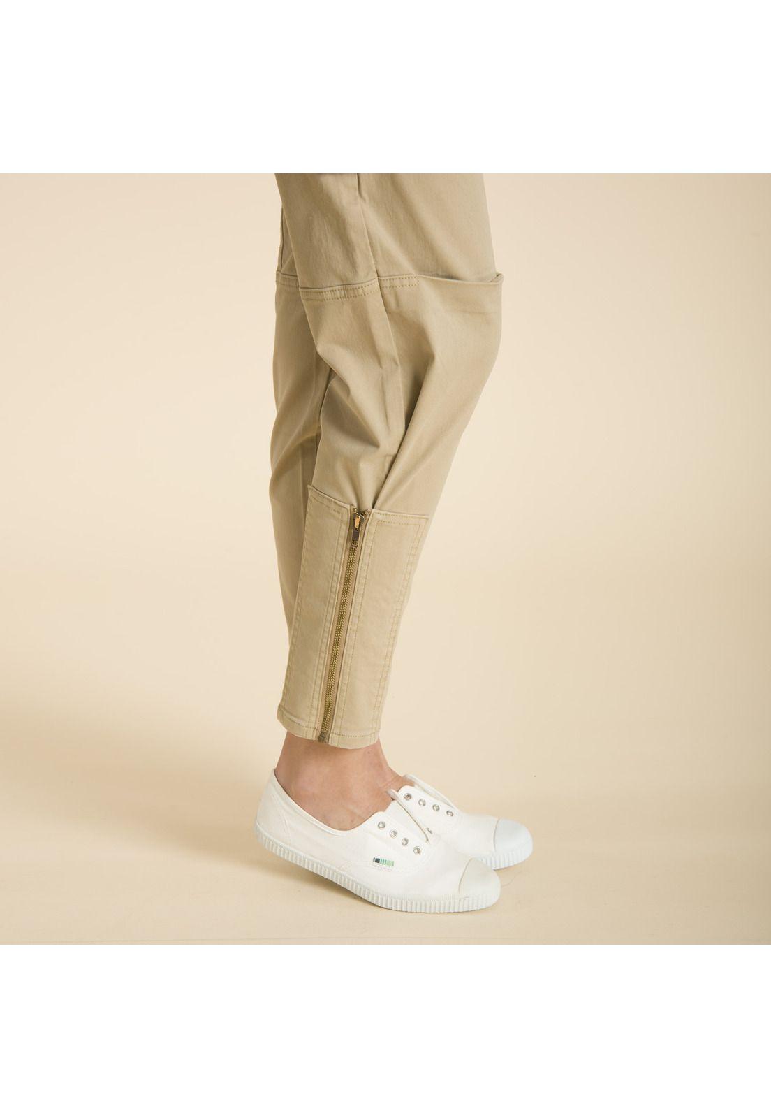Pantalon Cargo Mostaza-4