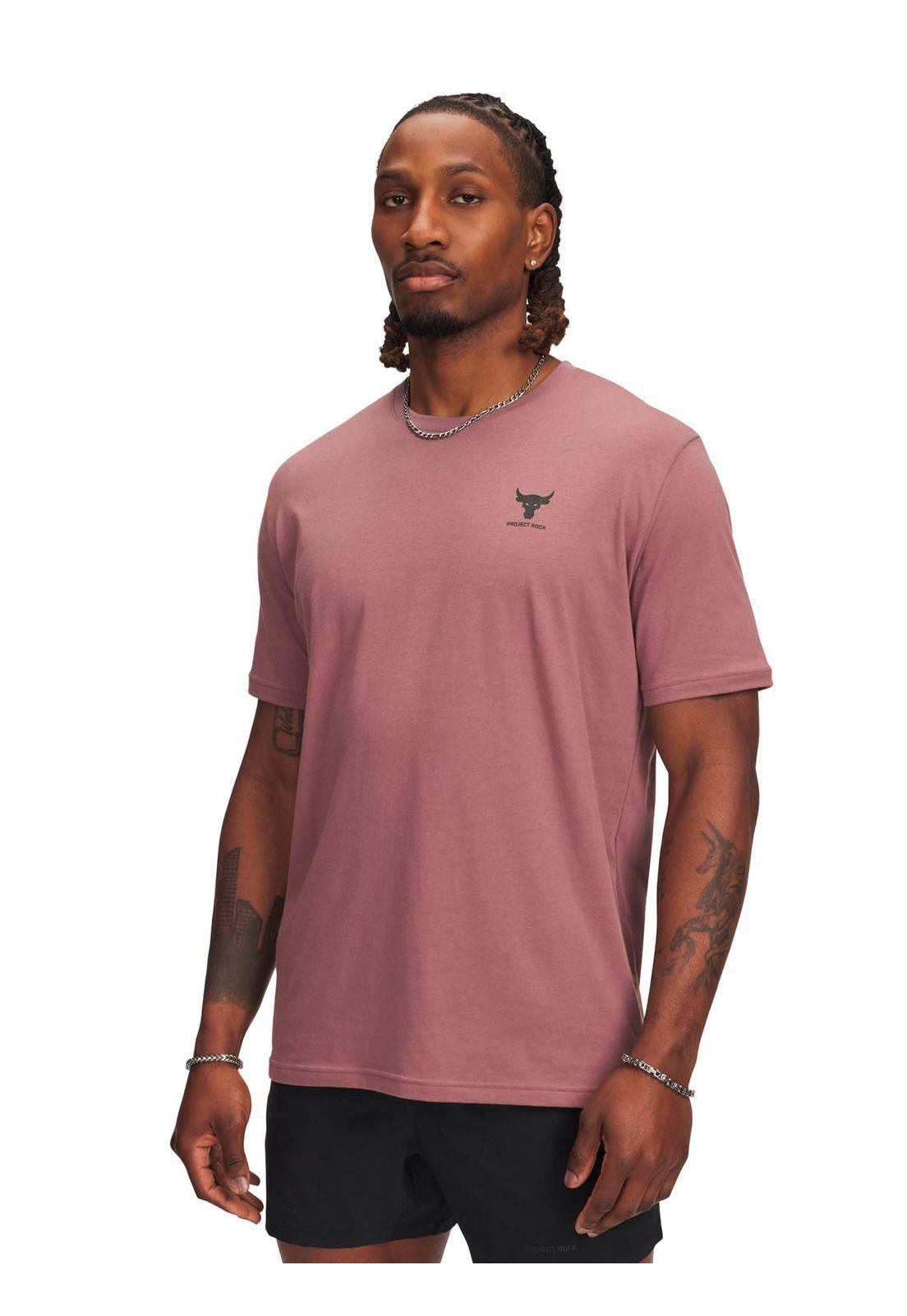 Polera Manga Corta Training para hombre Porject Rock café -0