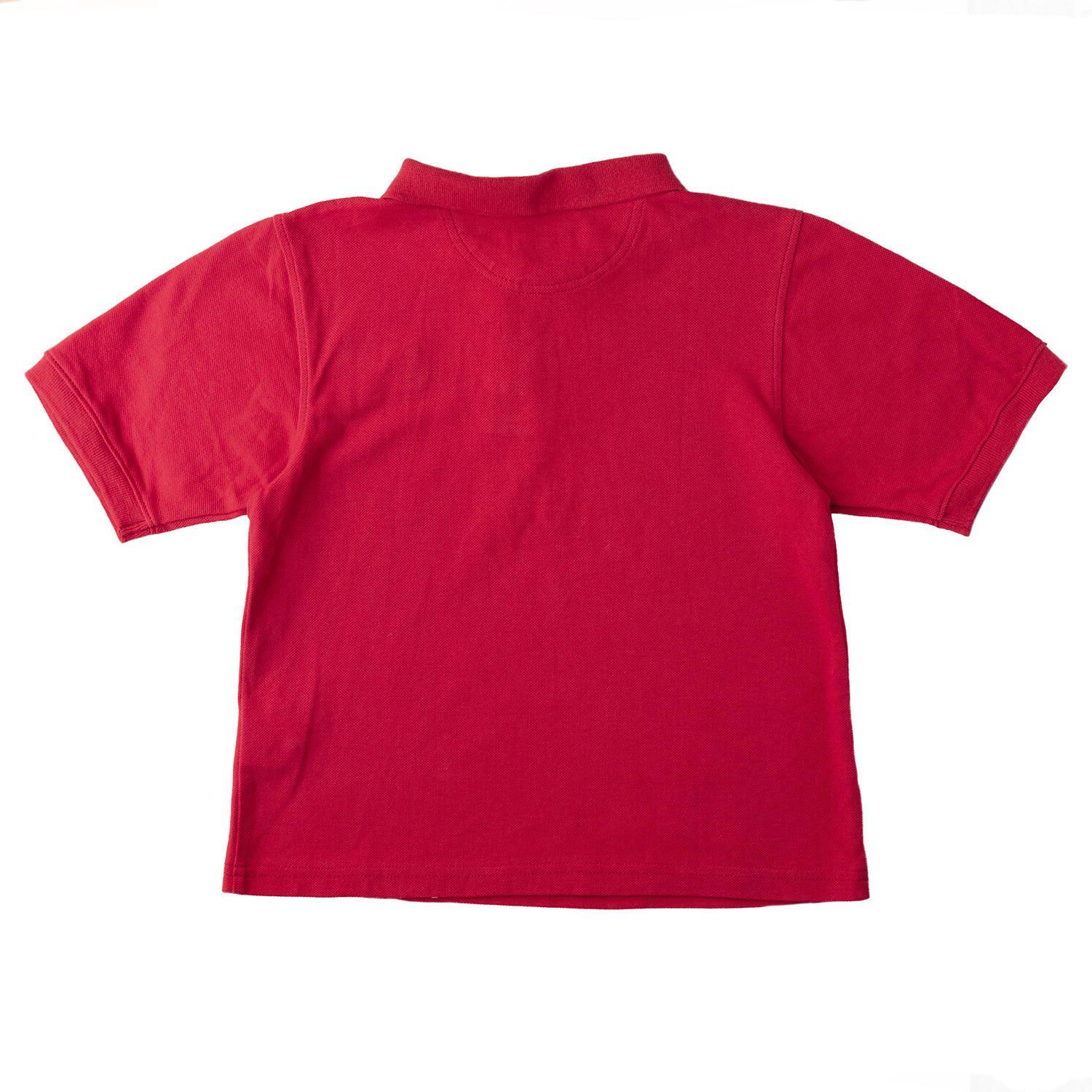 Polera Piqué Niño Algodón Rojo-1