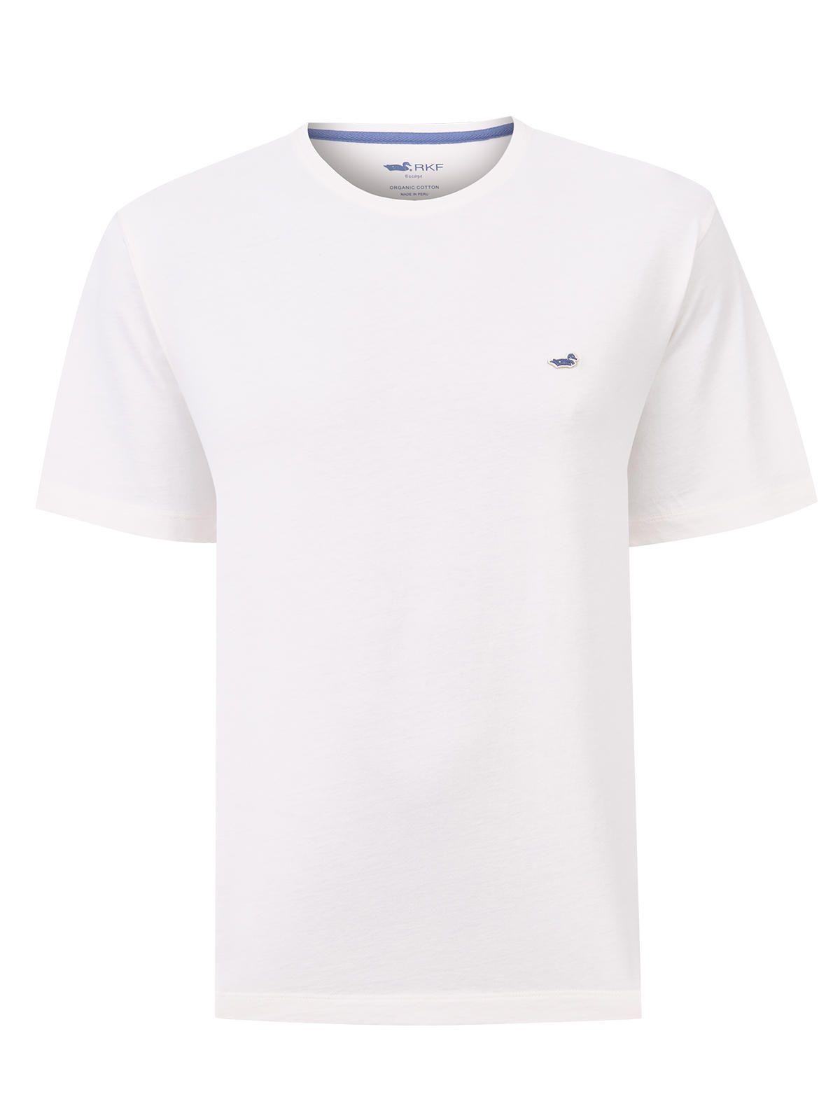 Polera Algodón Orgánico Hombre Basic Blanco-0