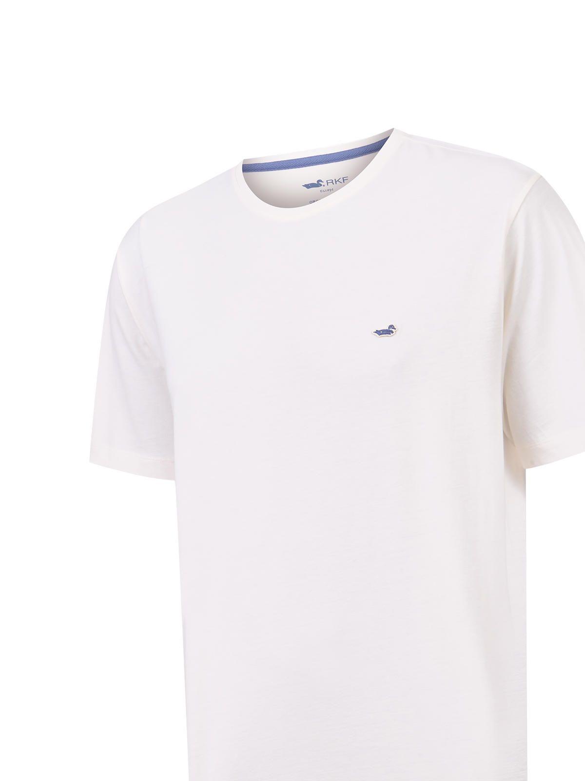 Polera Algodón Orgánico Hombre Basic Blanco-1
