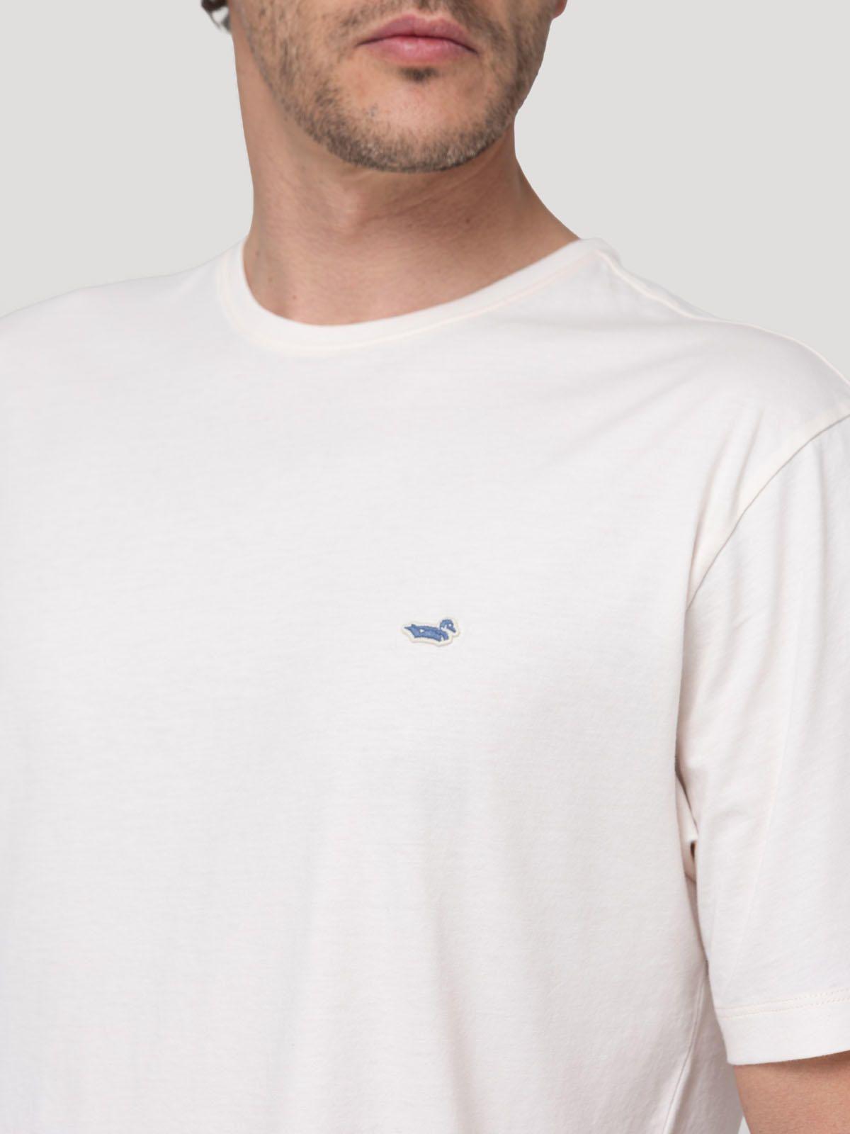 Polera Algodón Orgánico Hombre Basic Blanco-6