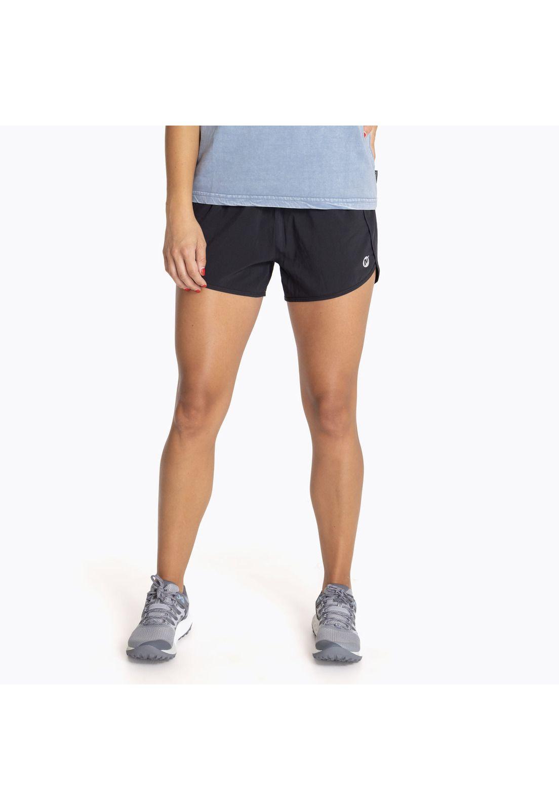 Short Mujer Sport Negro-0