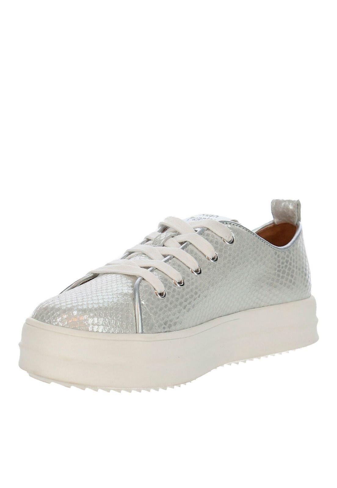Zapatilla Cuero Holand 3 Plateado-3