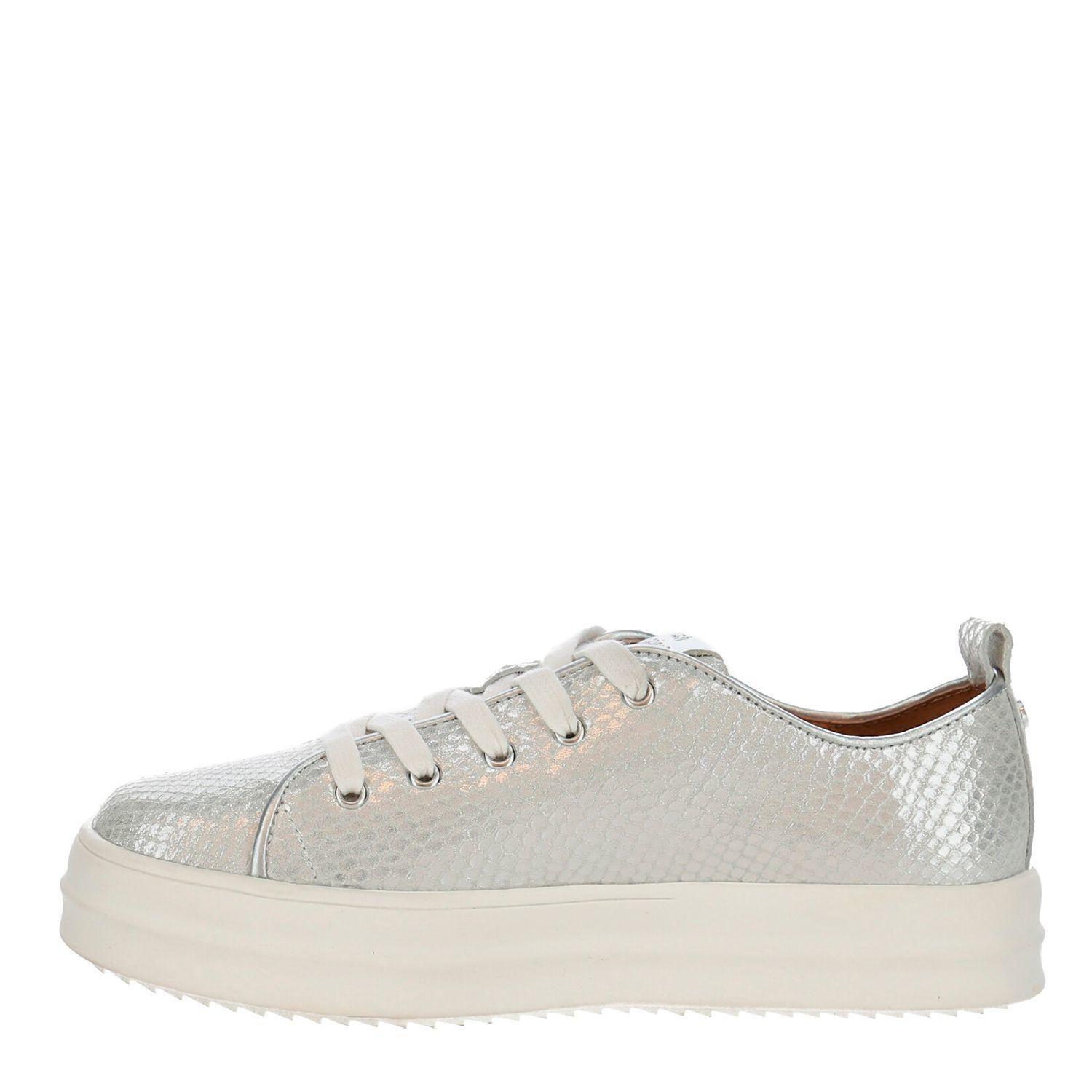Zapatilla Cuero Holand 3 Plateado-4