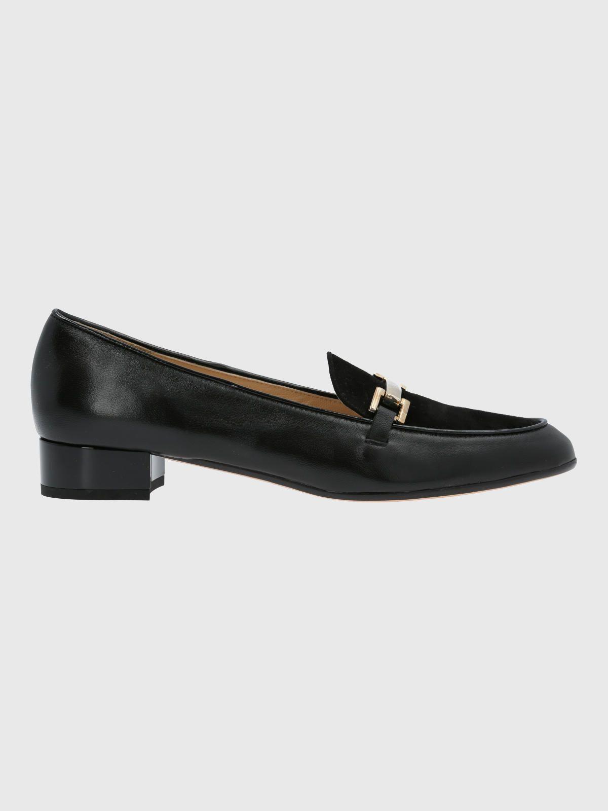 Zapato Brunate Mujer Cuero Riale Negro-1
