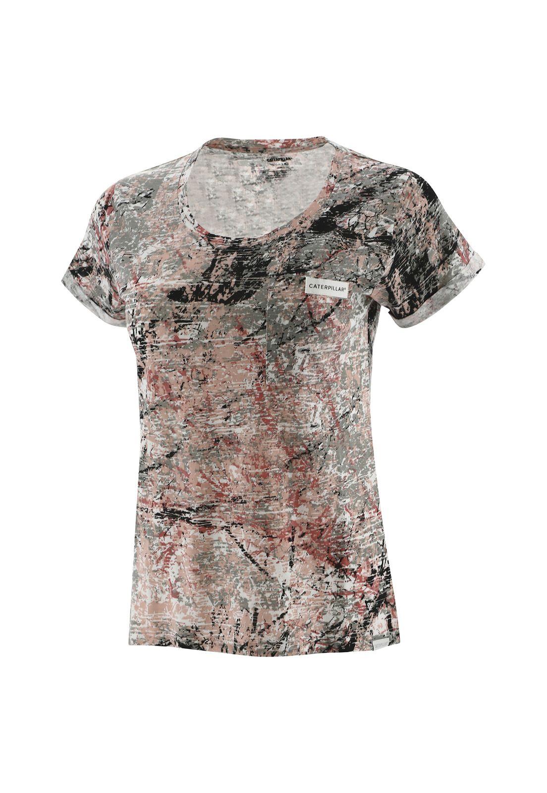 Polera M/C Mujer Logo Pocket Tee Multicolor-0