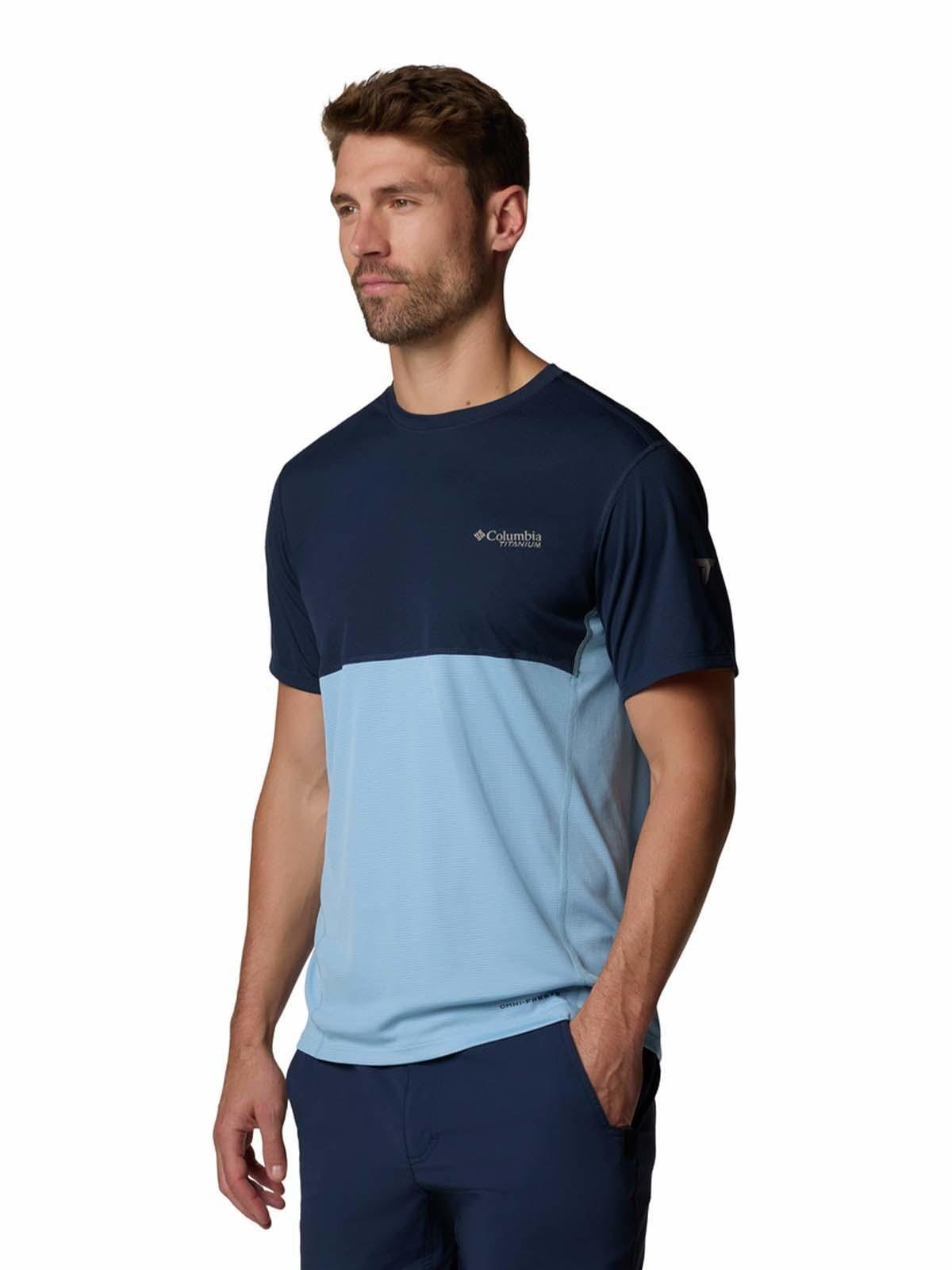 Polera M/C Hombre Cirque River Pro Azul-1