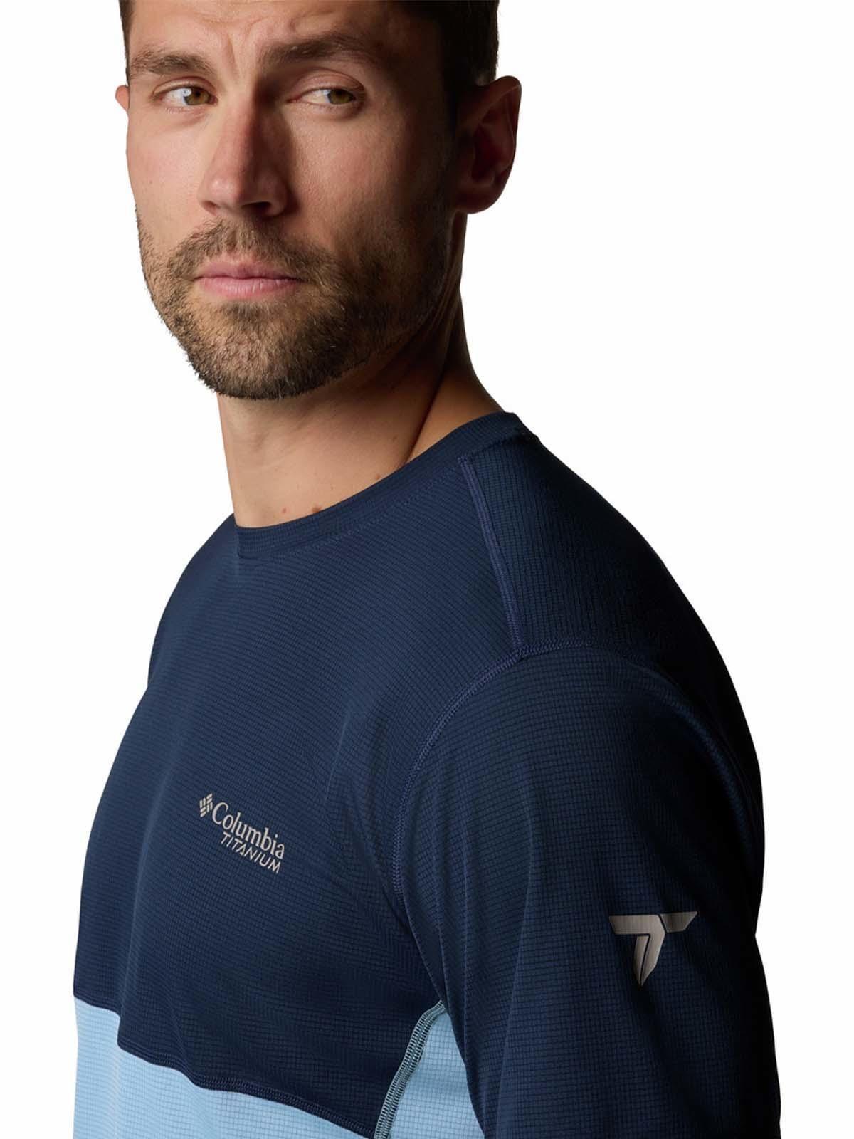 Polera M/C Hombre Cirque River Pro Azul-3
